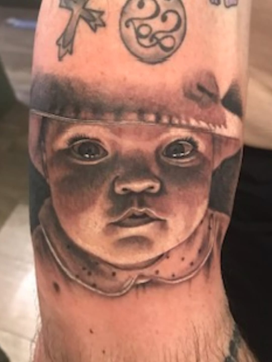 Tattoo by @milesmaniaci — realism, black_and_grey