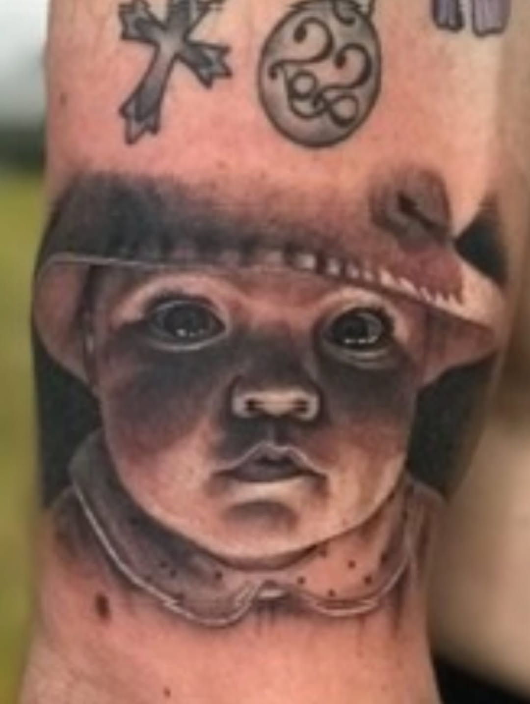 Tattoo by @milesmaniaci — realism, black_and_grey