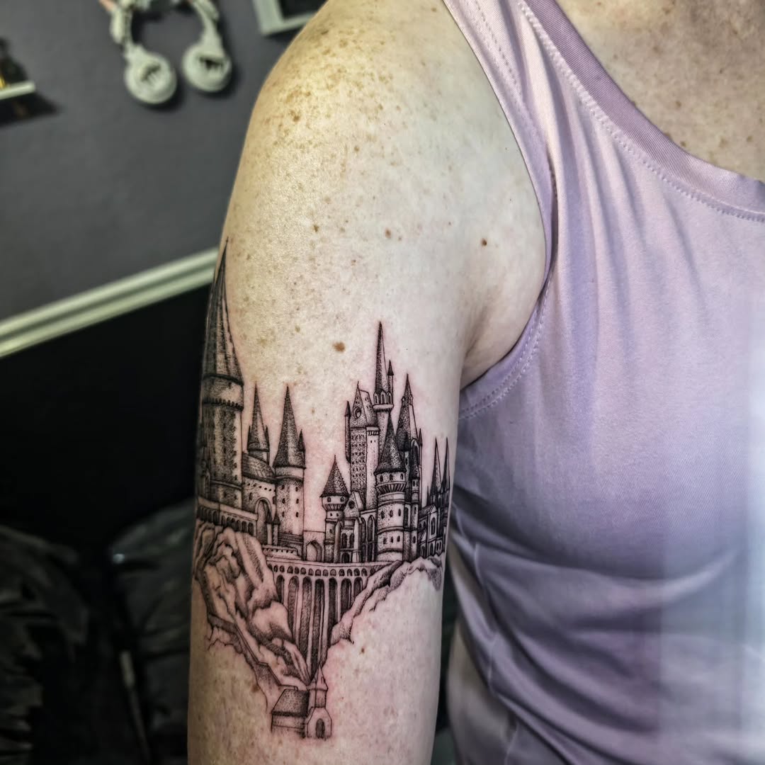 Tattoo by @quiet_rebel_artistry โ realism, black_and_grey