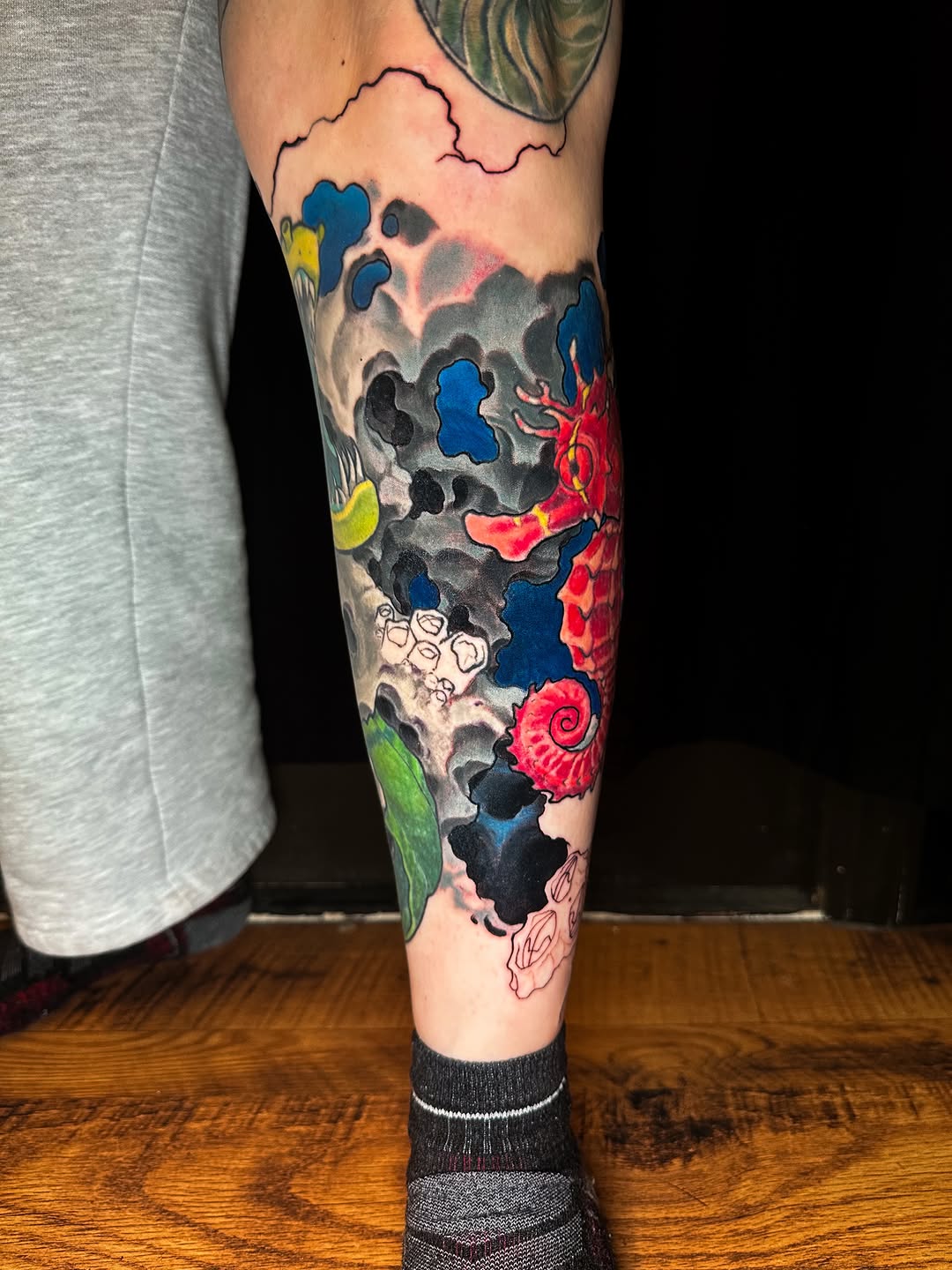Tattoo by @shanebakertattoo — japanese_irezumi, black_and_grey
