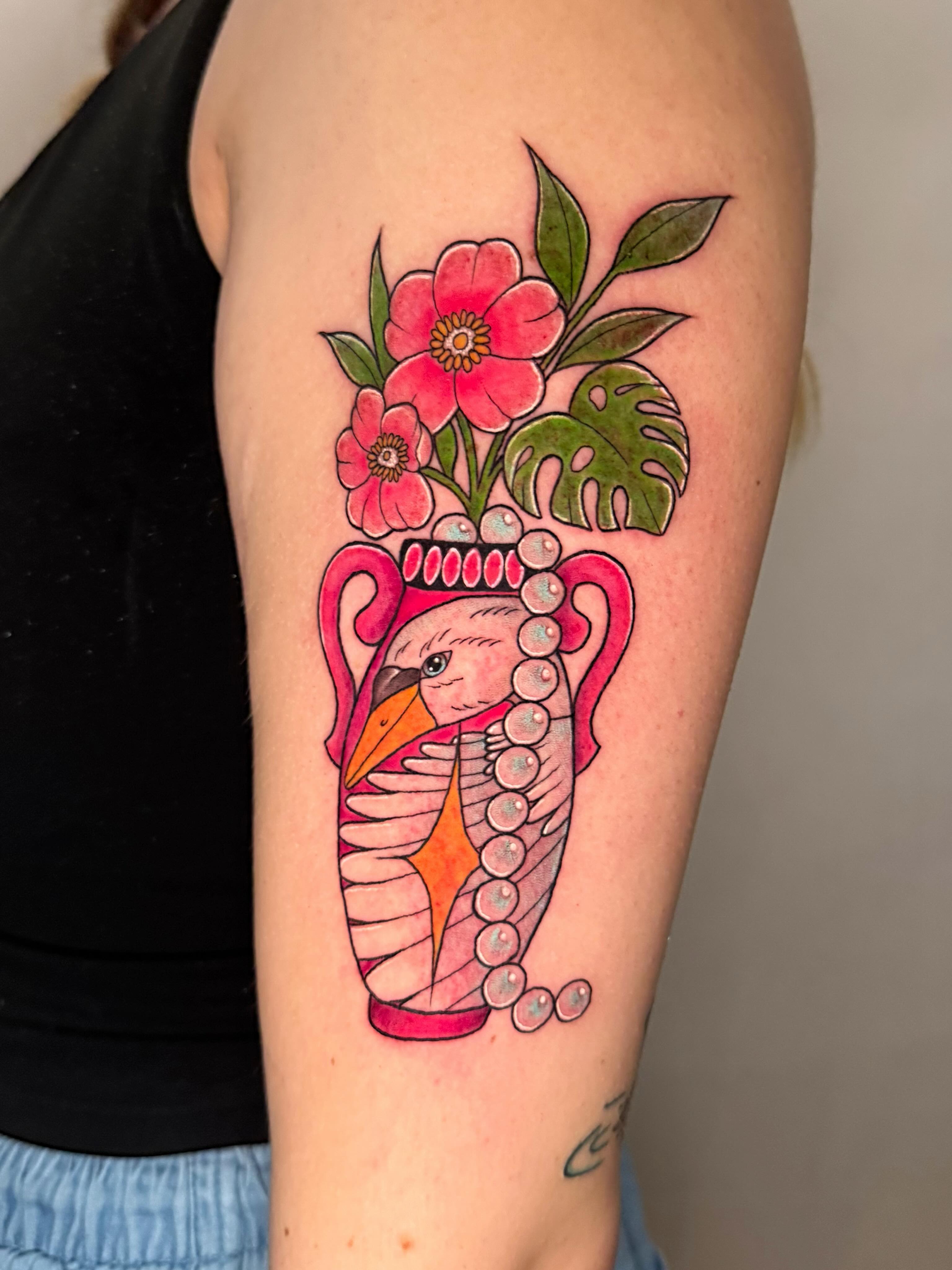 Tattoo by @inkbyleah_ — dotwork, realism