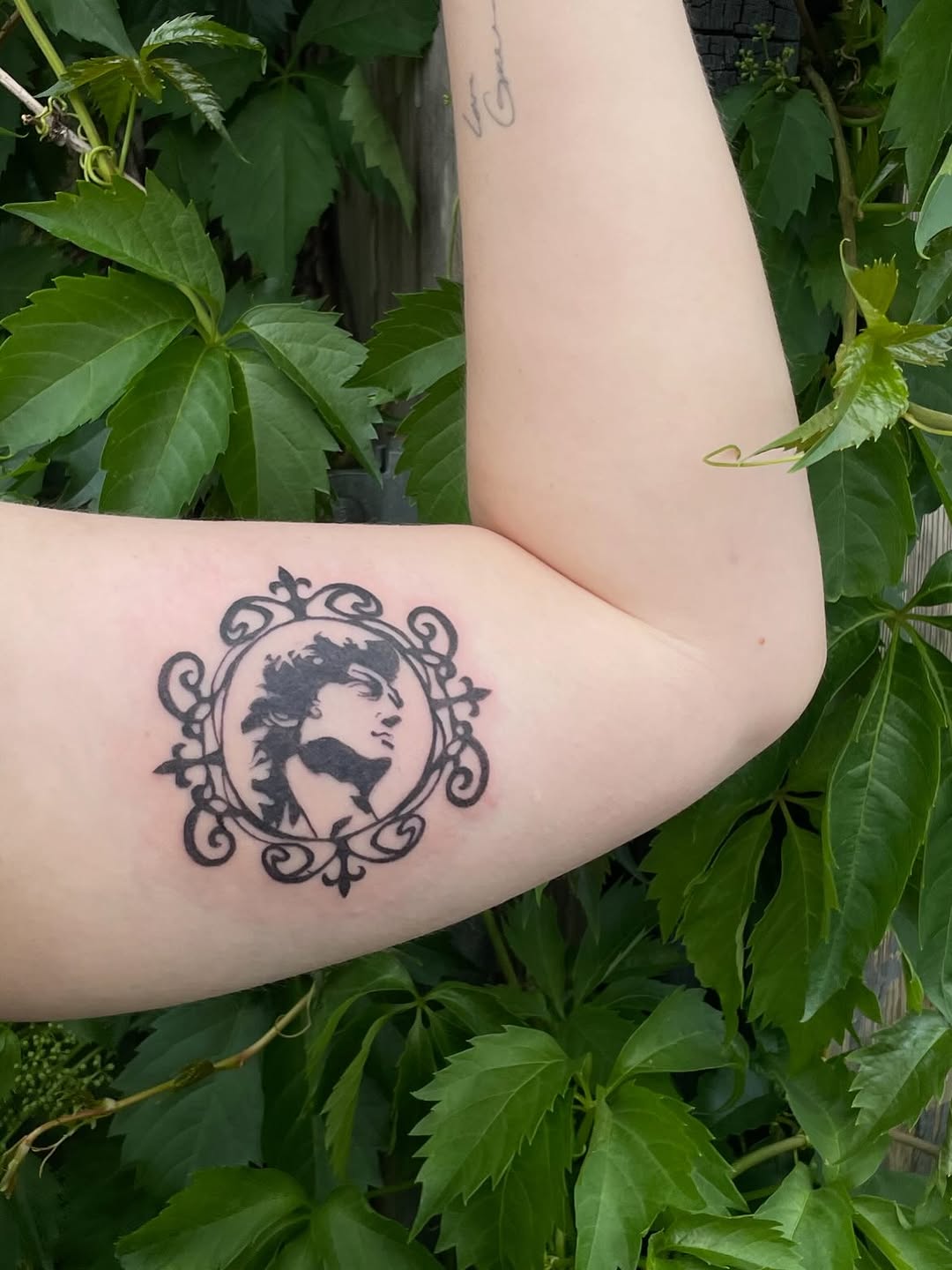 Tattoo by @holy3tattoos — black_and_grey, ornamental