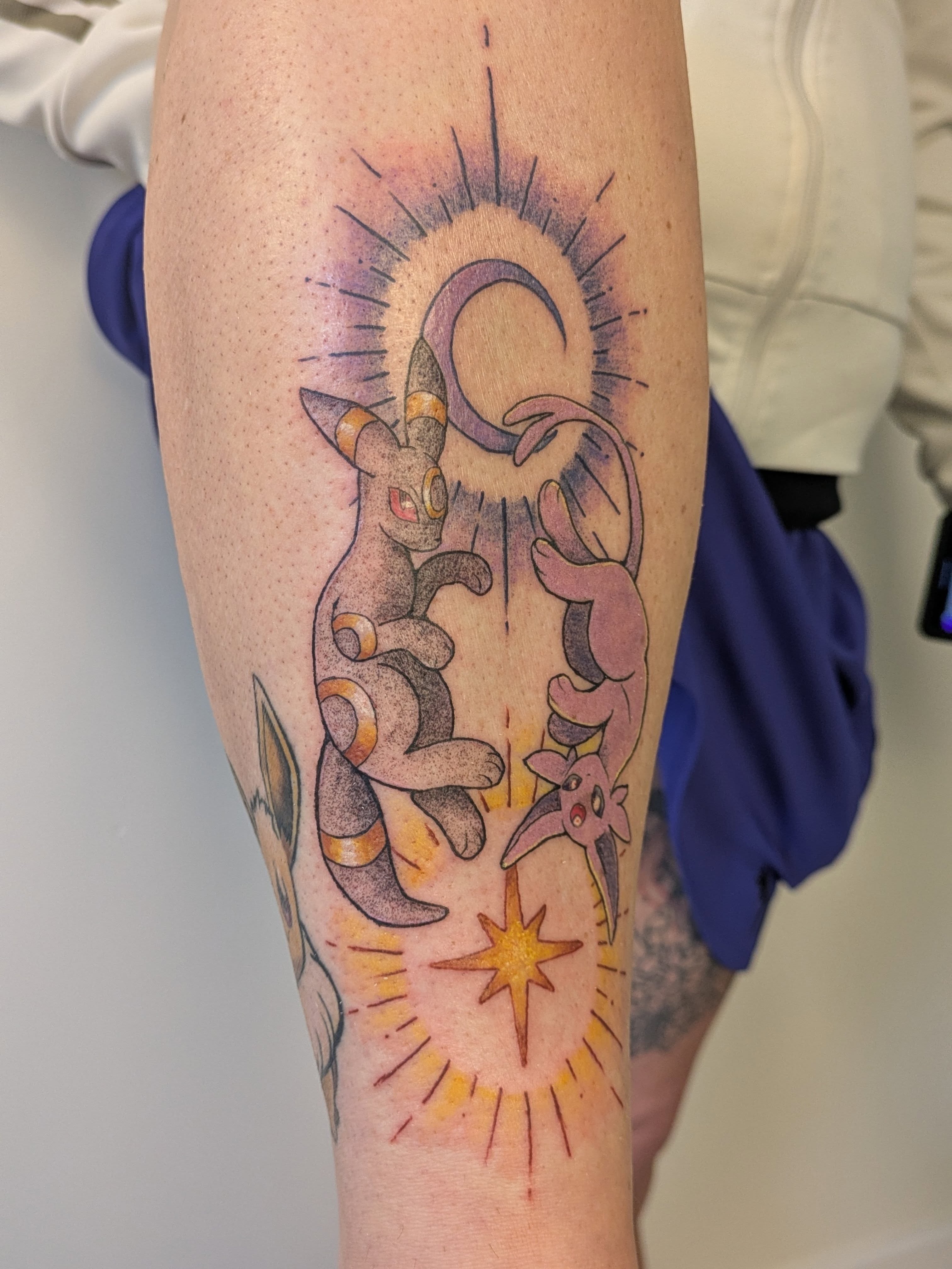 Tattoo by @marienettes_ — dotwork, watercolor