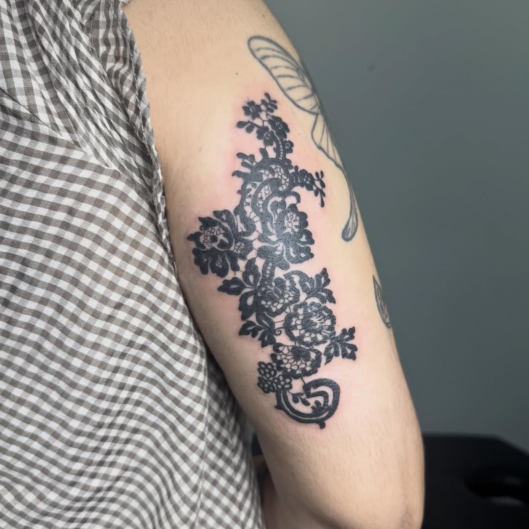 Tattoo by @bluebyrdtattoos — black_and_grey