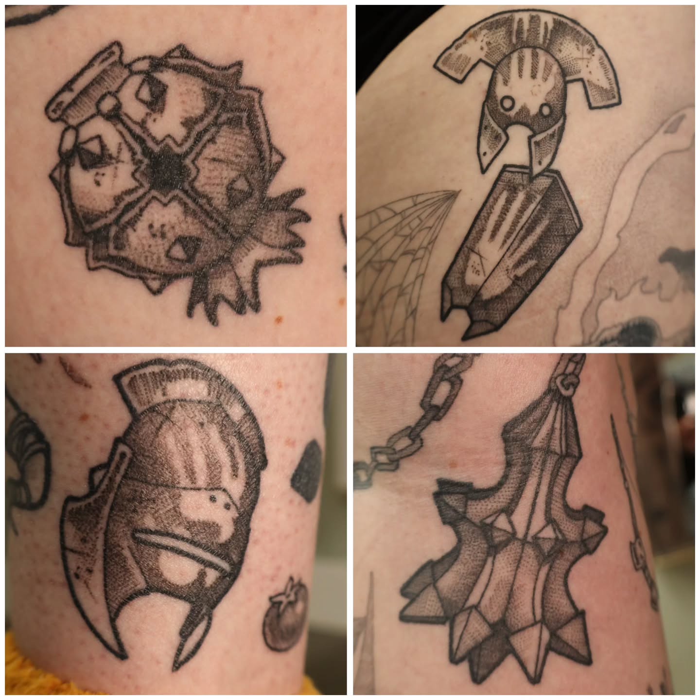 Tattoo by @catsclawtattoo — geometric