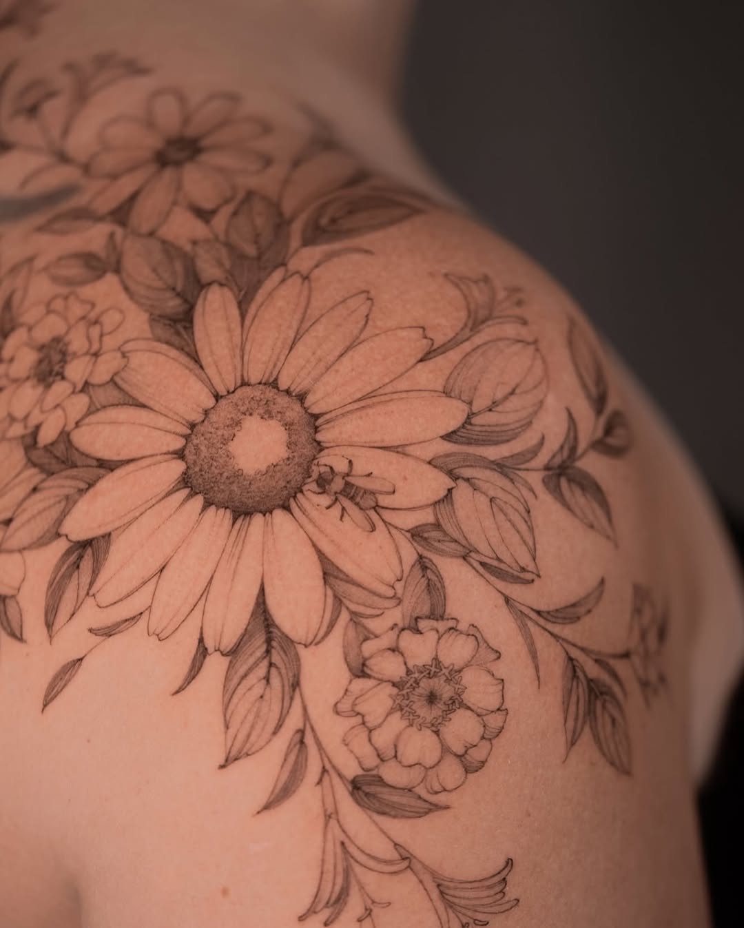 Tattoo by @shekhme — fine_line, black_and_grey