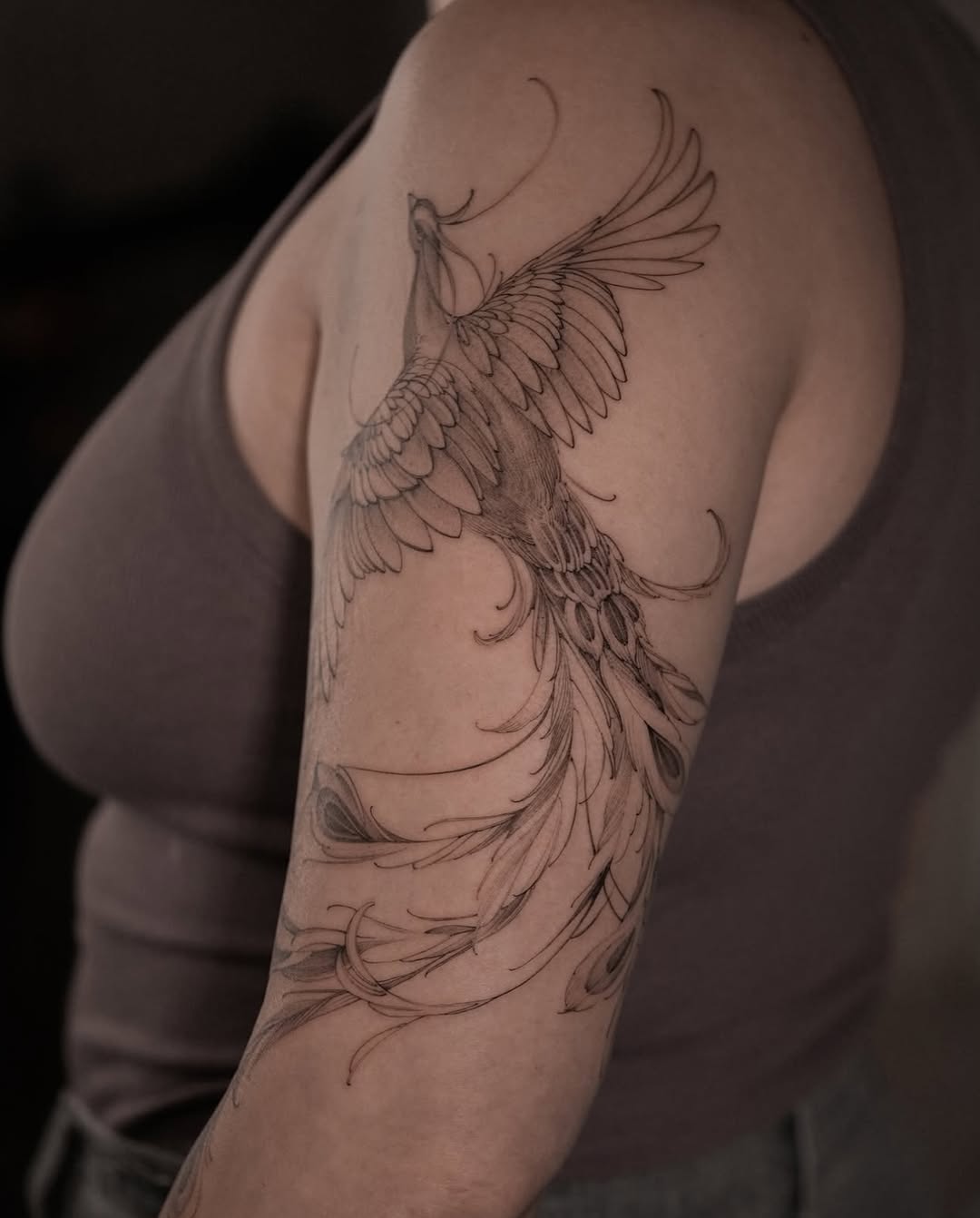 Tattoo by @shekhme — fine_line, black_and_grey