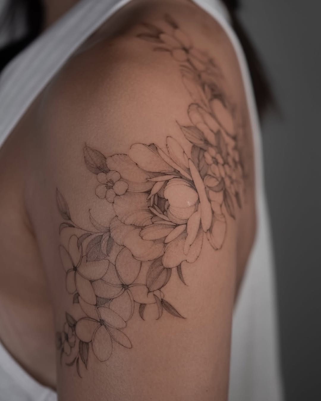 Tattoo by @shekhme — fine_line, black_and_grey