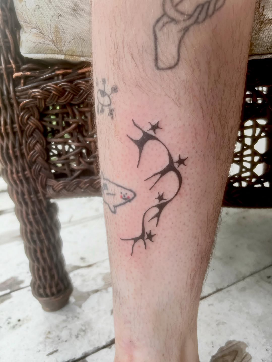 Tattoo by @bagolylines — minimalist