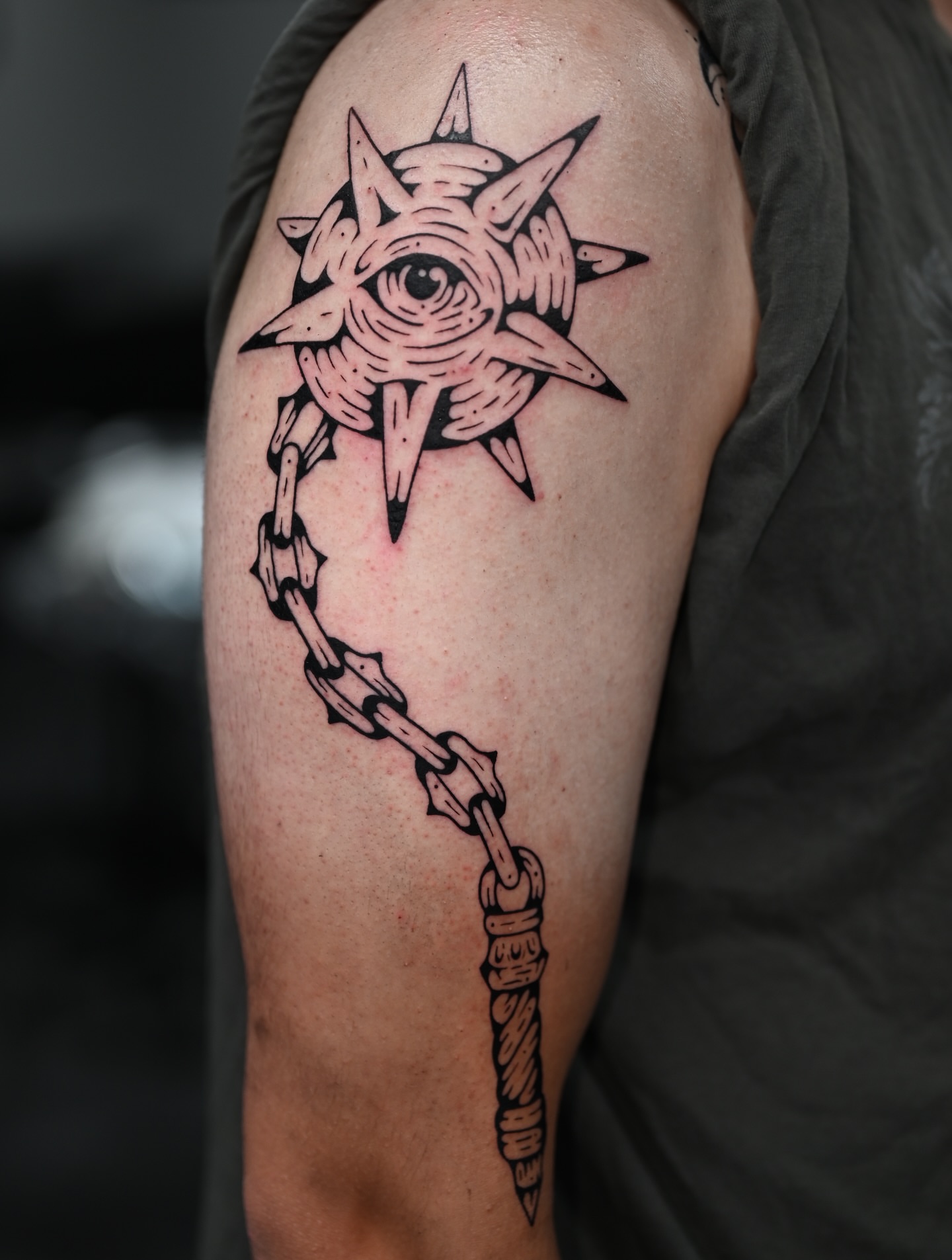 Tattoo by @zolatattoos — black_and_grey