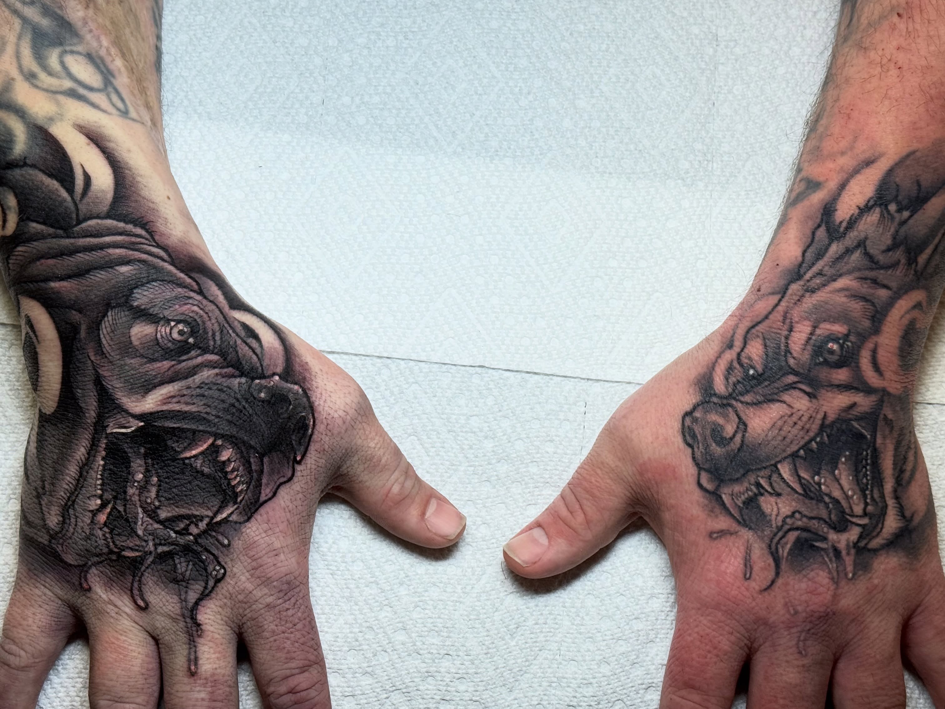 Tattoo by @themactatty — realism, dark_realism
