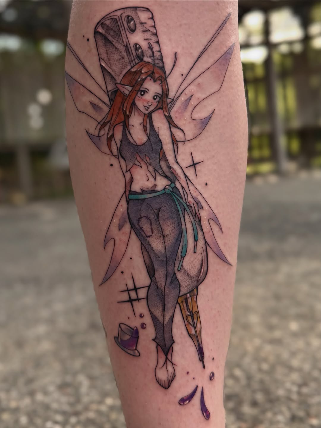 Tattoo by @jynxedtattoo — anime, illustrative