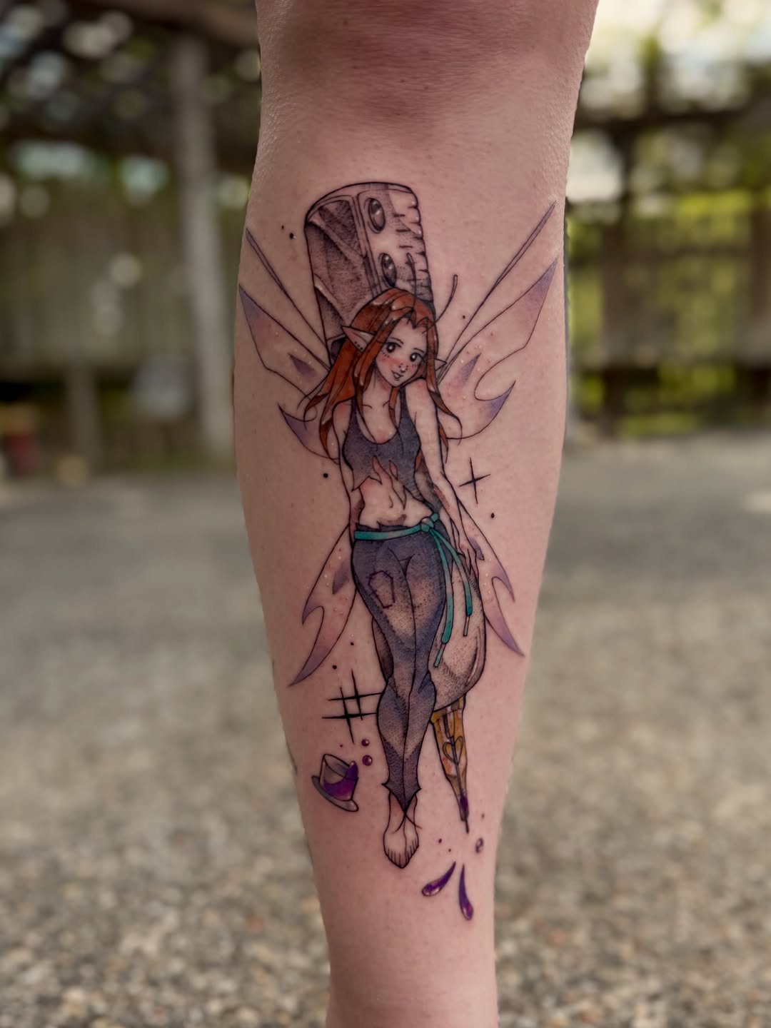 Tattoo by @jynxedtattoo — anime, illustrative