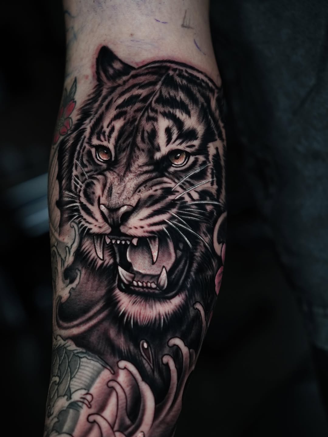 Tattoo by @gemmatattoooficiall — realism, black_and_grey