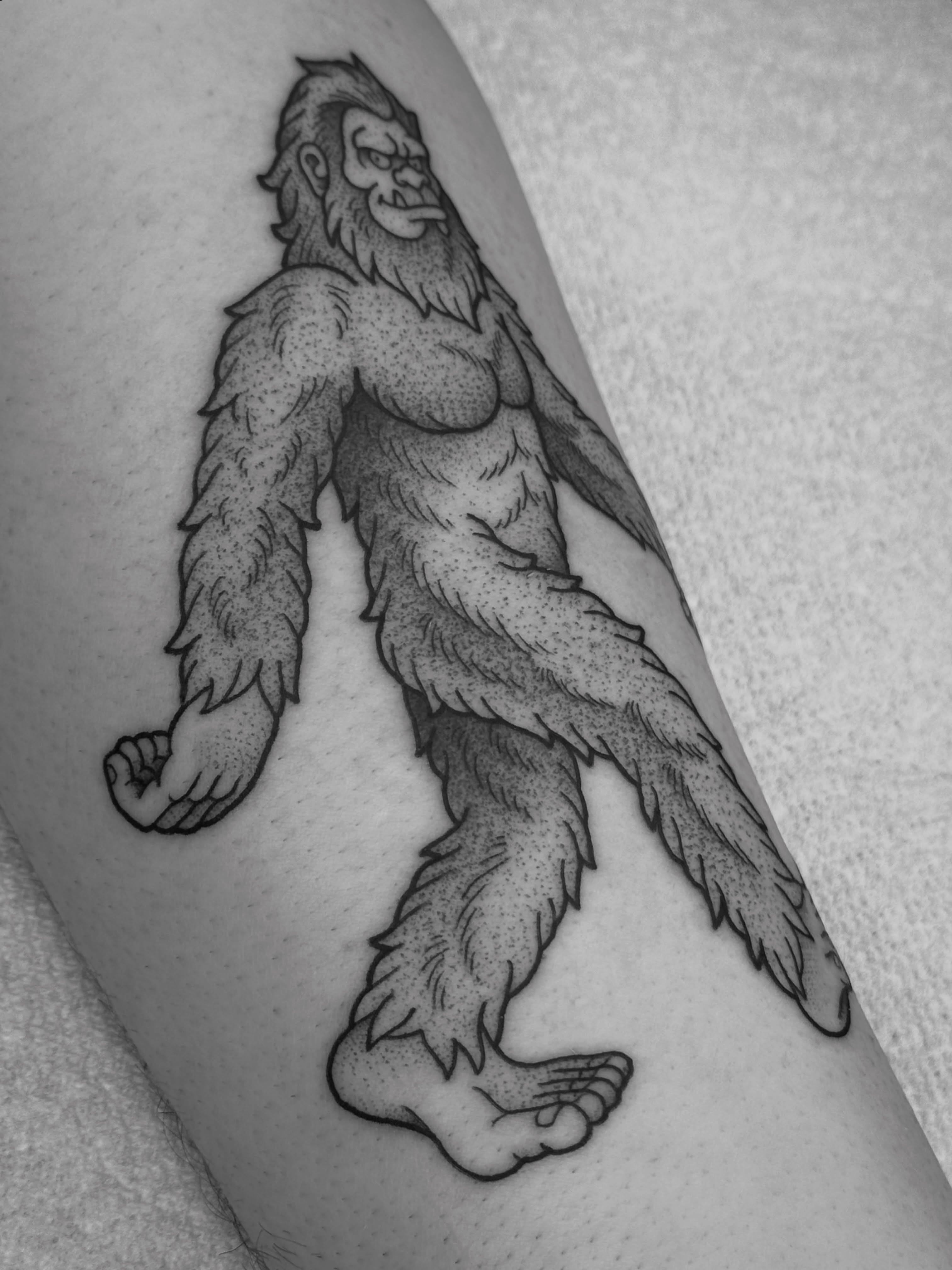 Tattoo by @clem.needlemark — dotwork