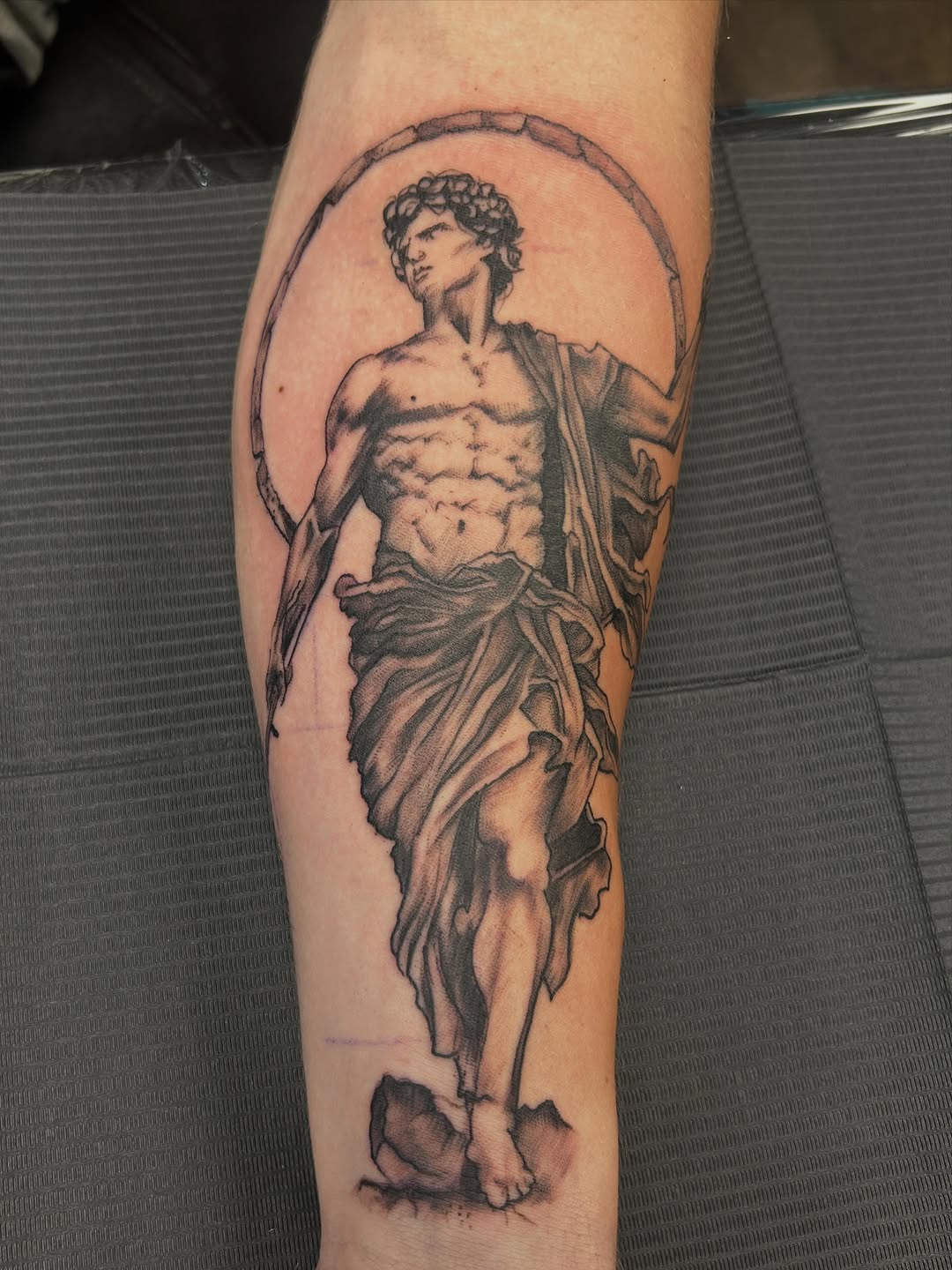 Tattoo by @tattoosbystelios — black_and_grey, realism
