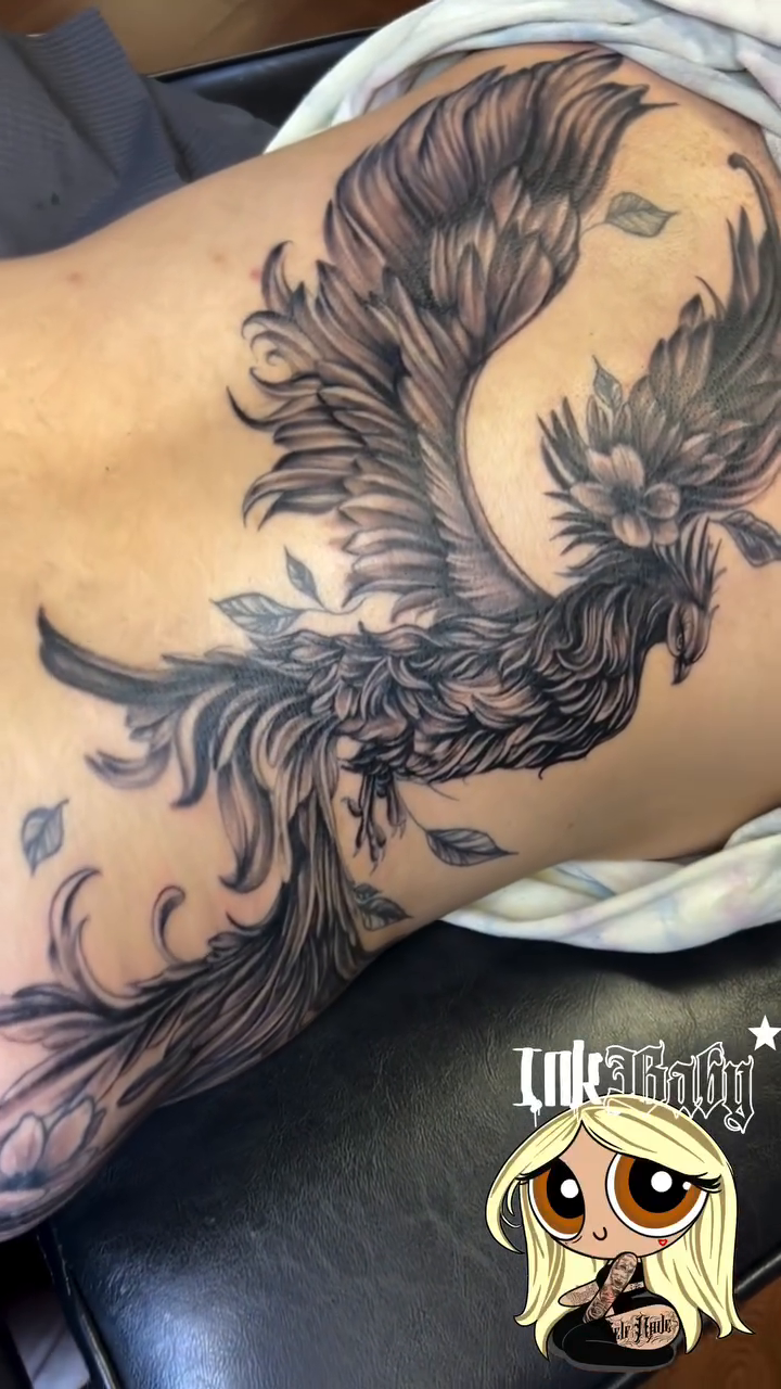 Tattoo by @inkbaby713 — black_and_grey, realism