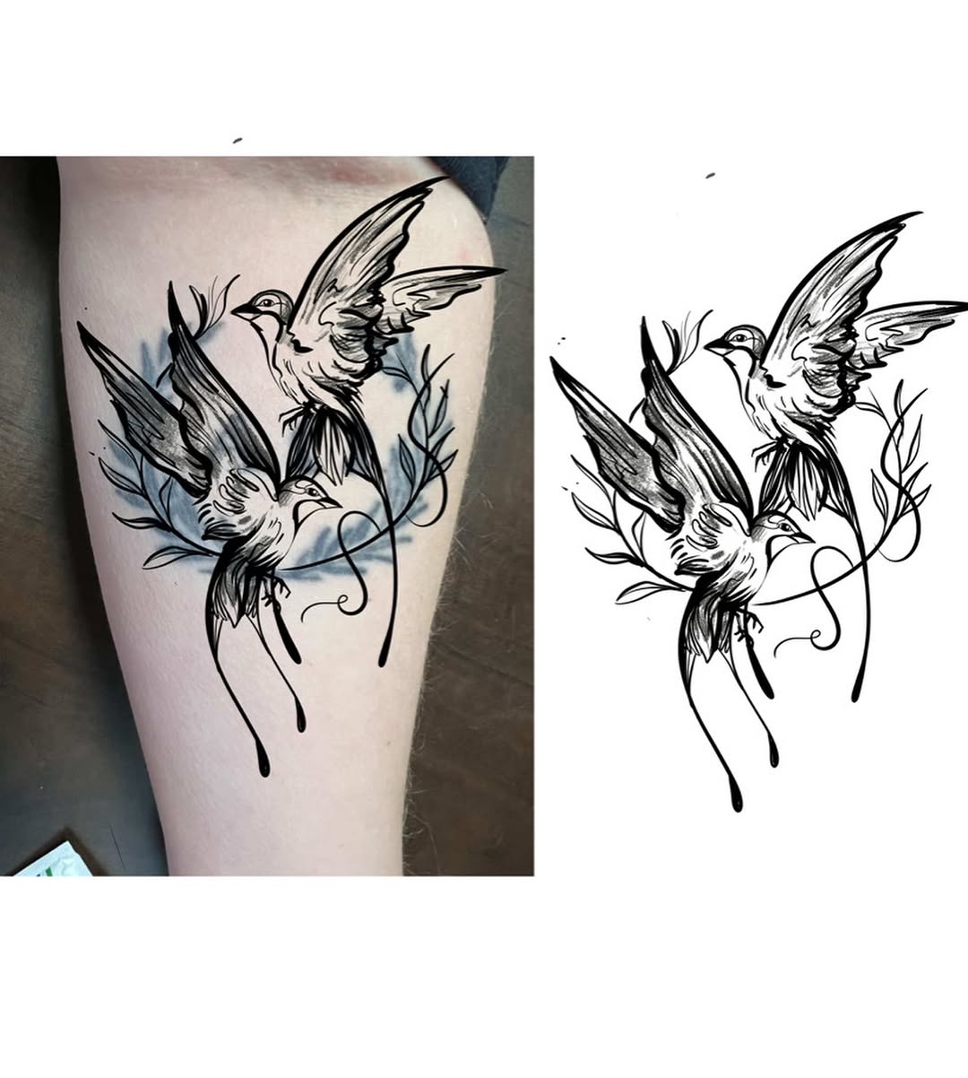 Tattoo by @soso.tattoos — illustrative, black_and_grey