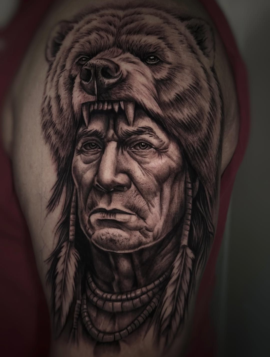 Tattoo by @diegoaravenatatuajes — realism, black_and_grey