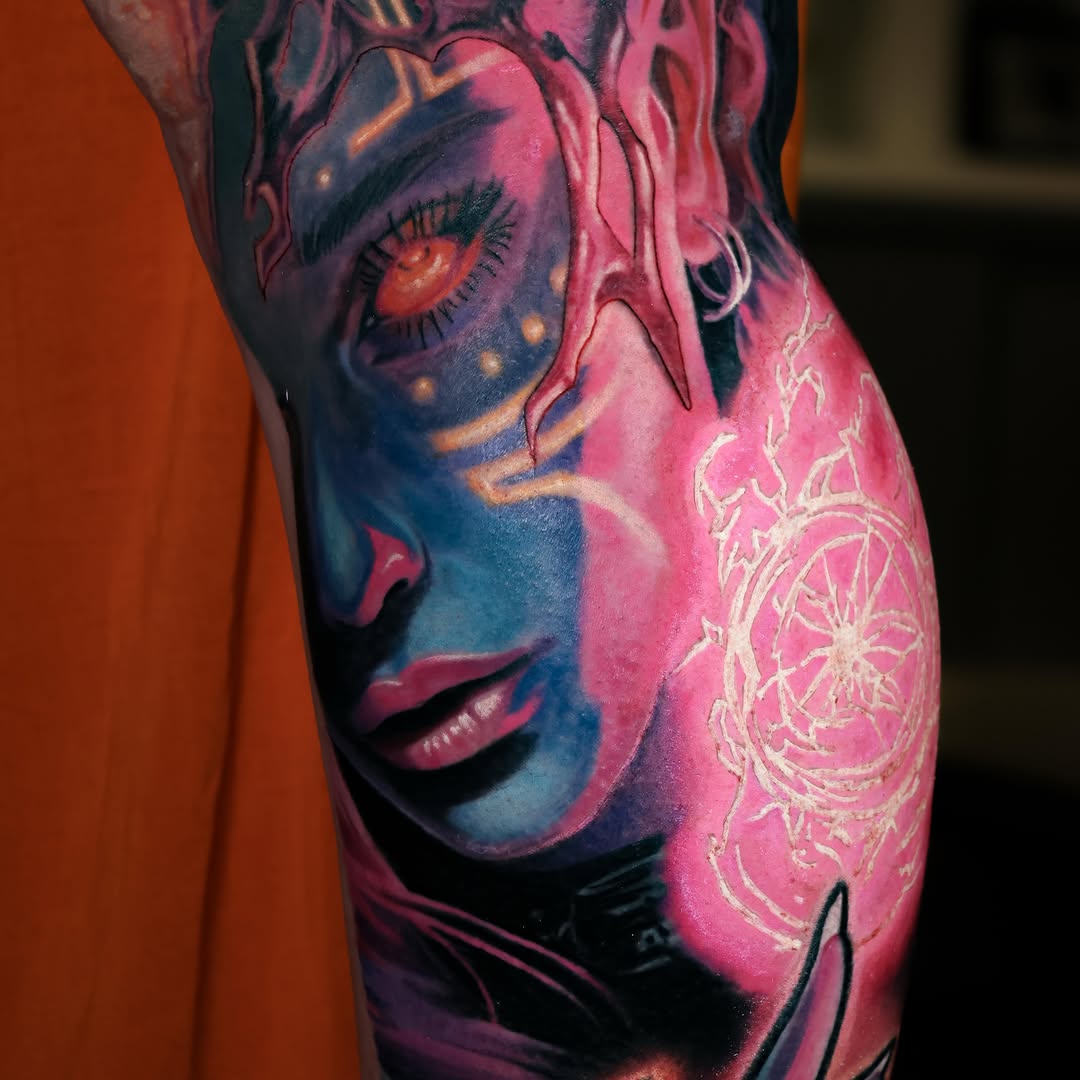 Tattoo by @xcalibertattoo — realism, black_and_grey