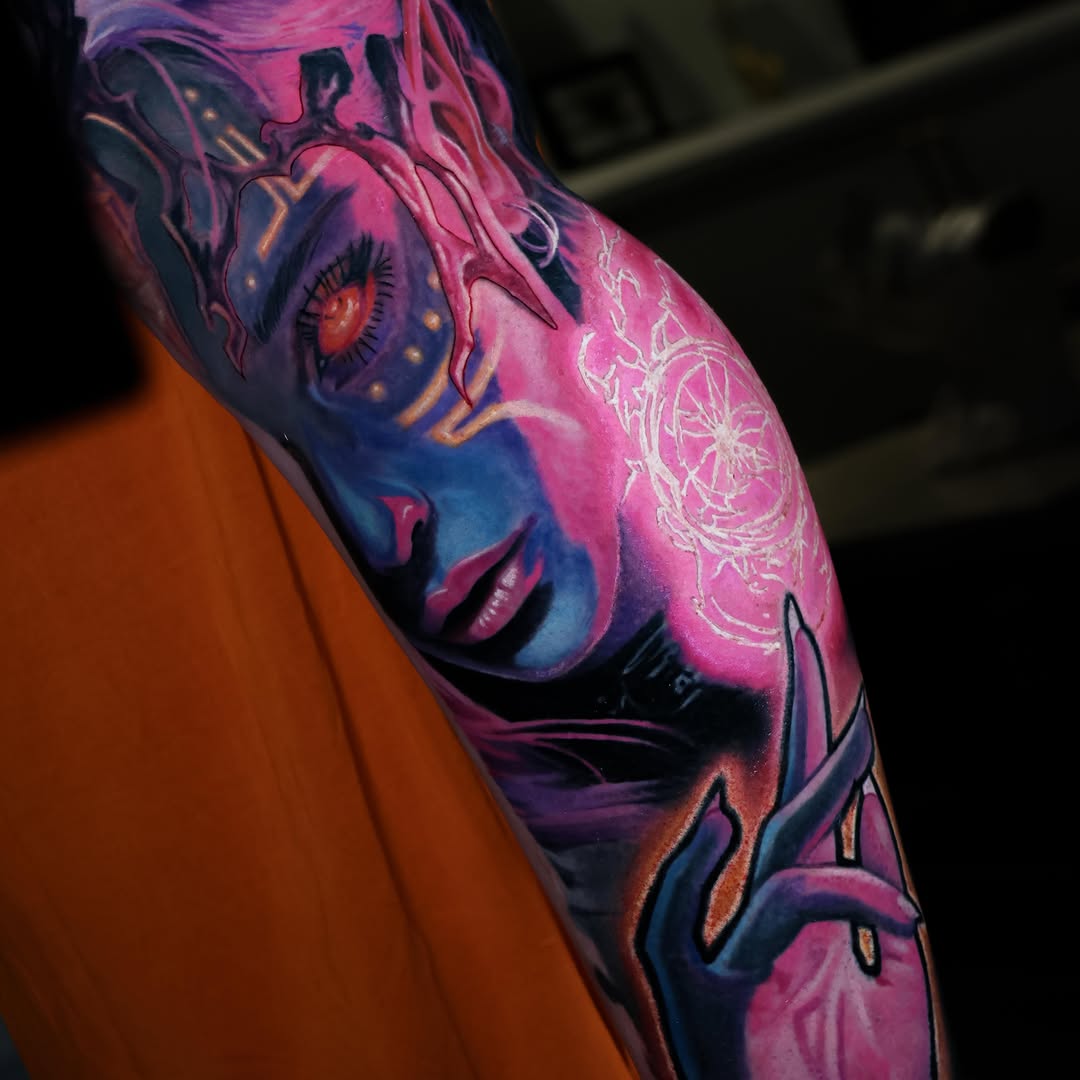 Tattoo by @xcalibertattoo — realism, dark_realism