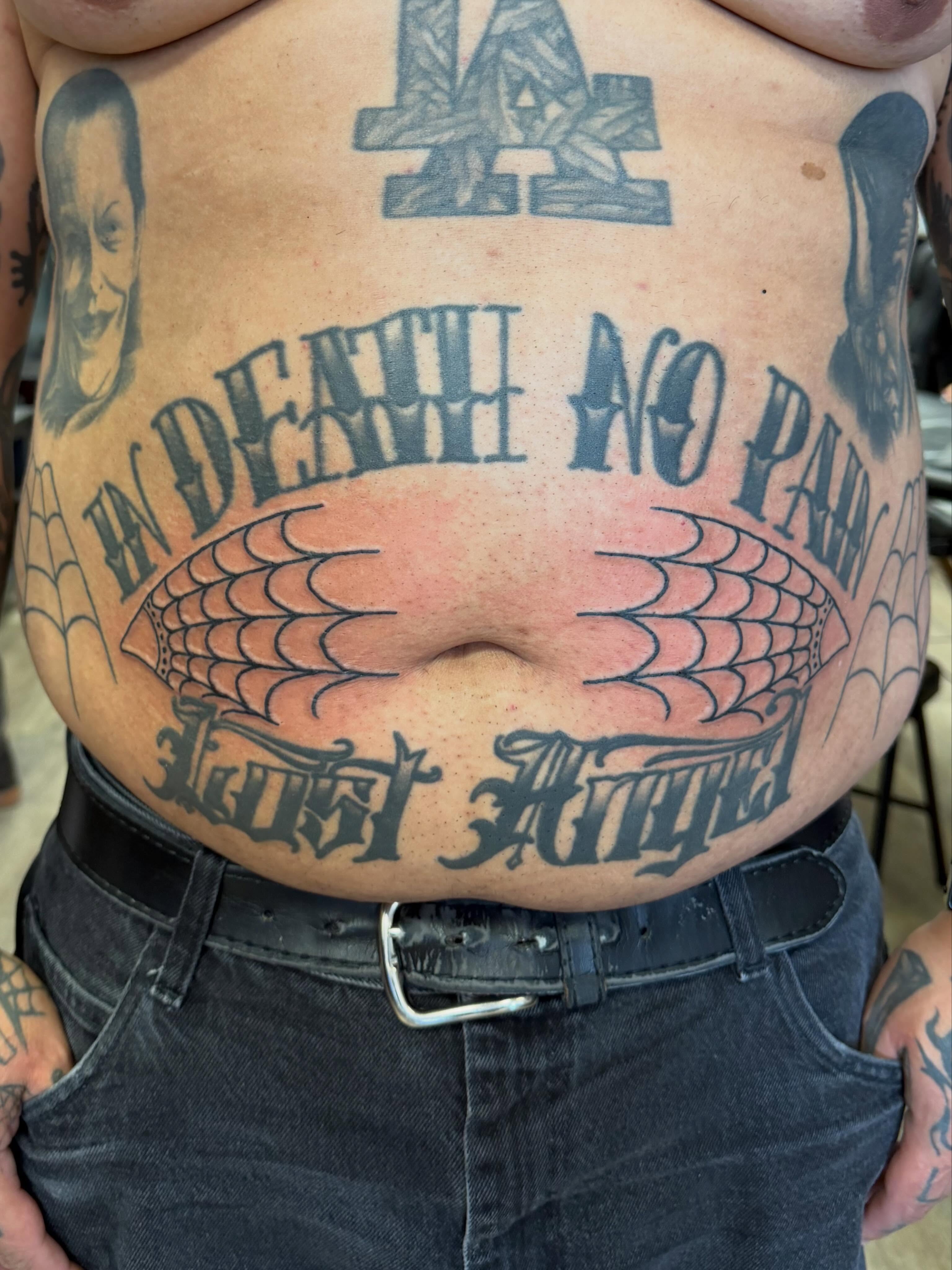 Tattoo by @kanetattoos — black_and_grey