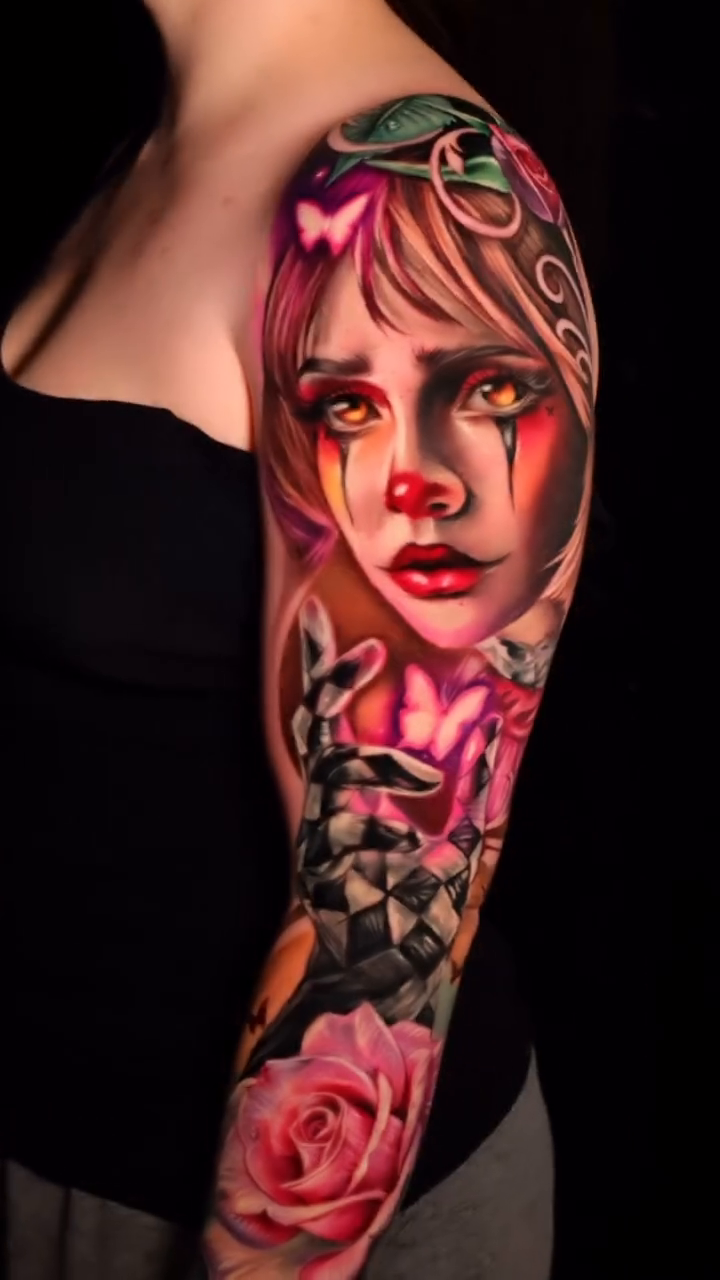 Tattoo by @maryssaannetattoo — realism, trash_polka