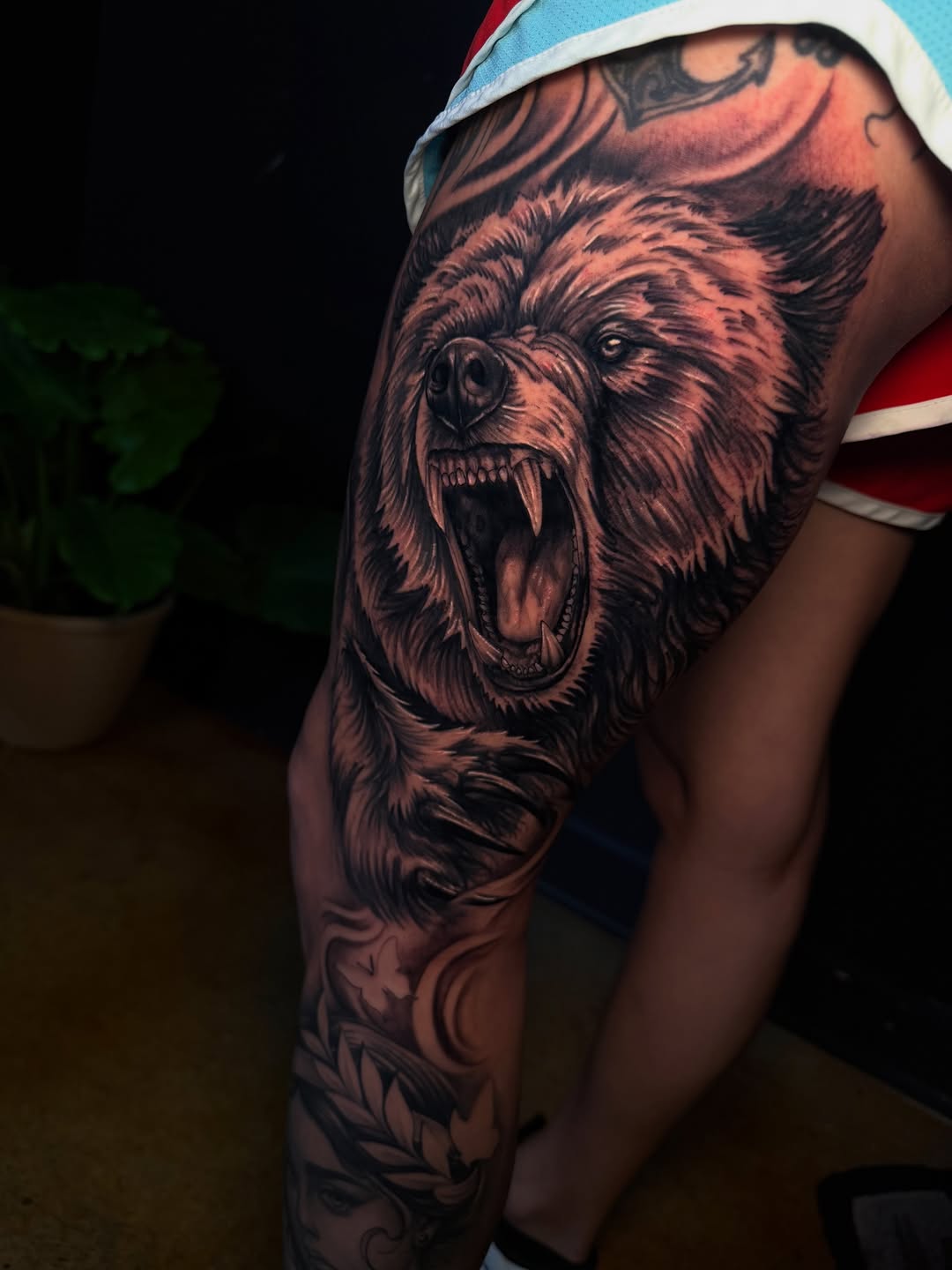 Tattoo by @tattedbyhood — realism, black_and_grey