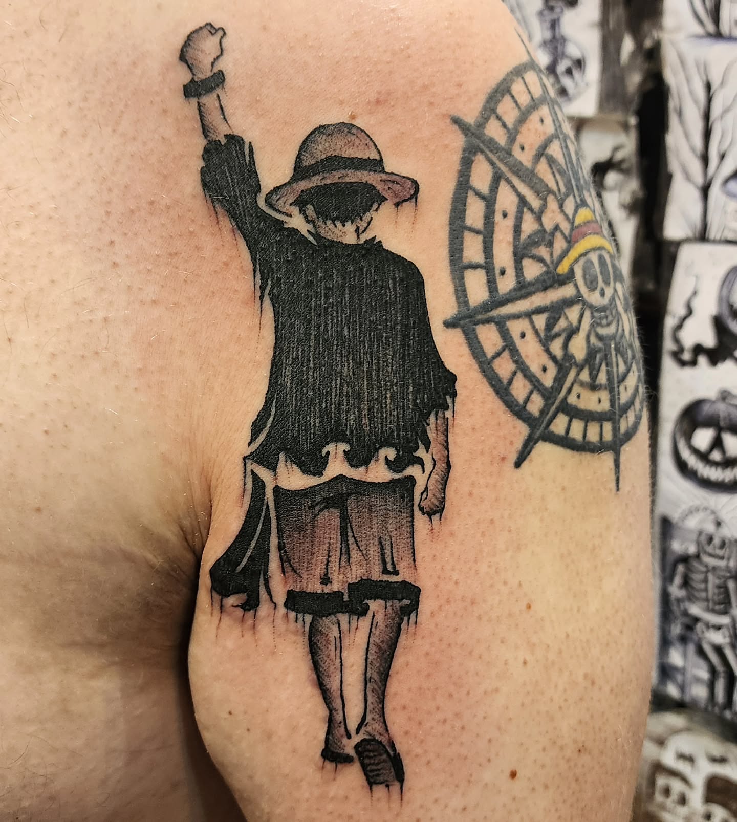 Tattoo by @george_labrada — black_and_grey