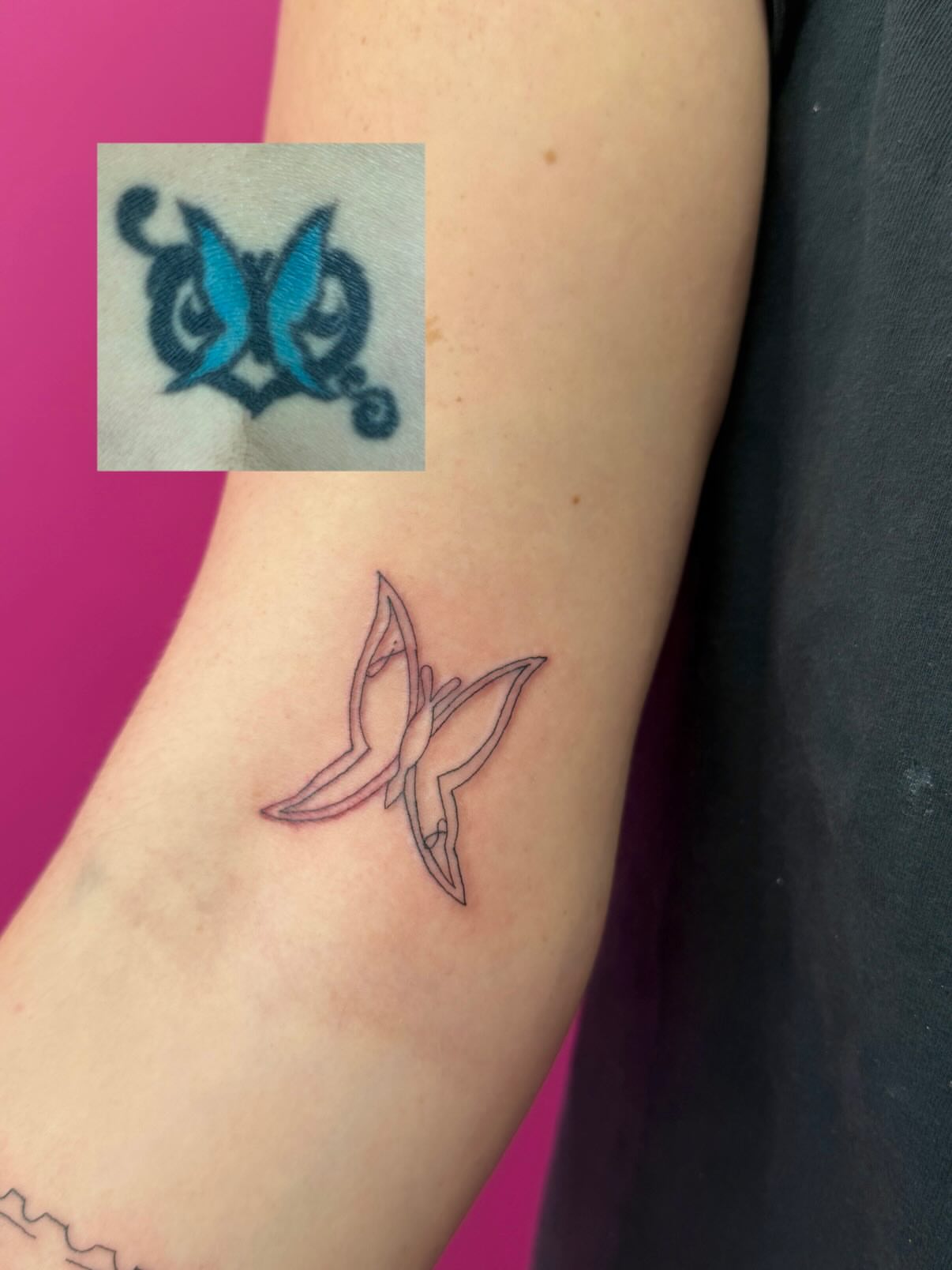 Tattoo by @pinkhousetattoo β minimalist