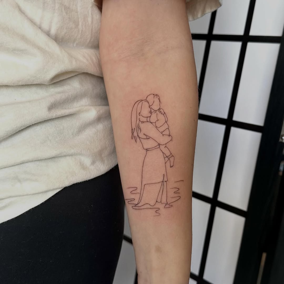 Tattoo by @artbymeganm — fine_line