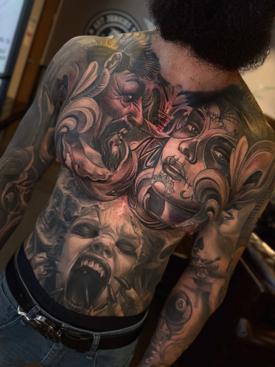 Tattoo by @smokestatts21 — black_and_grey, realism