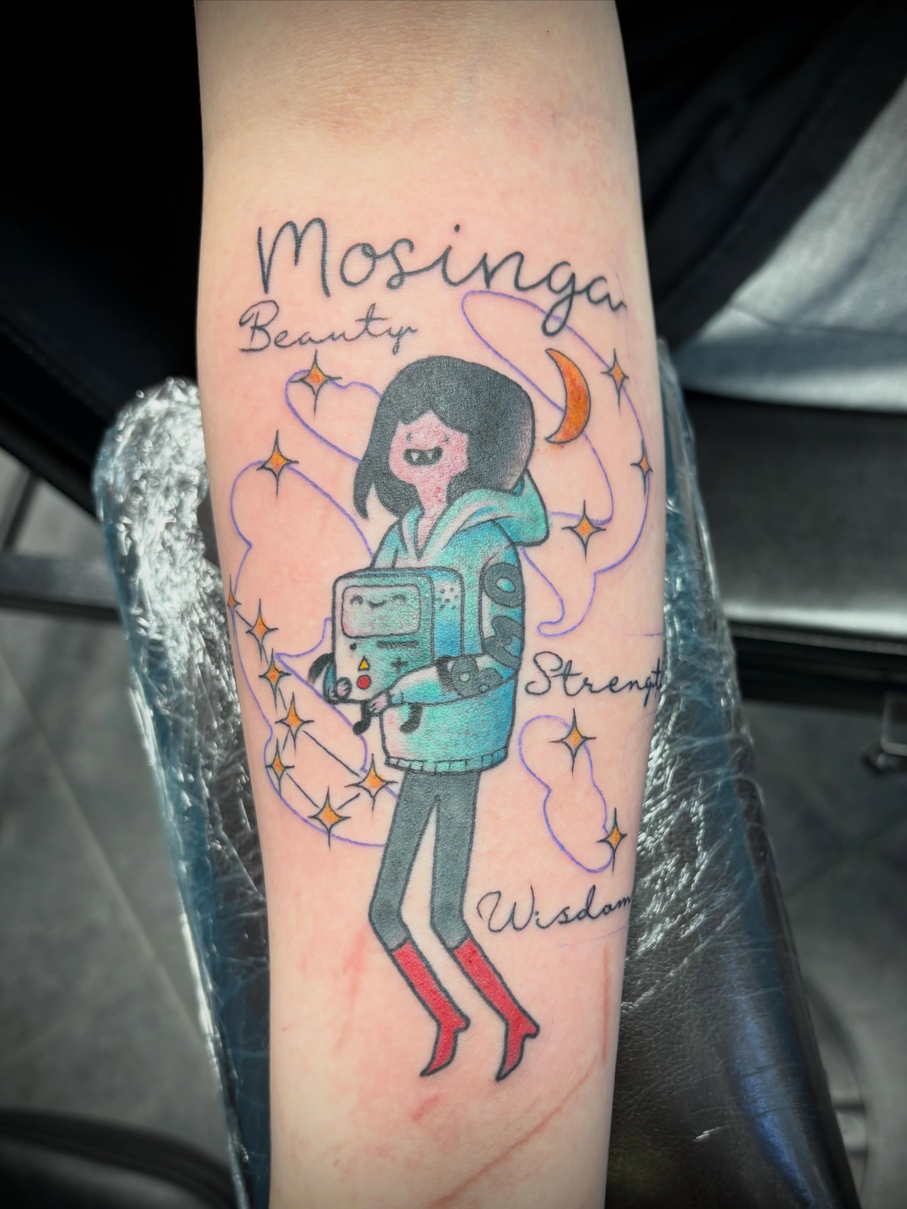 Tattoo by @hardcorn77 — illustrative