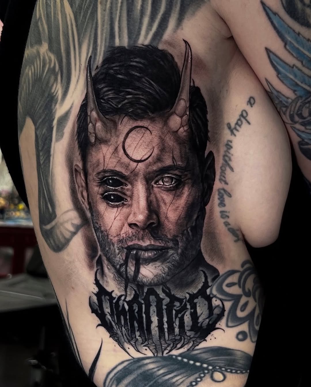 Tattoo by @snakesanddaggers — realism, dark_realism