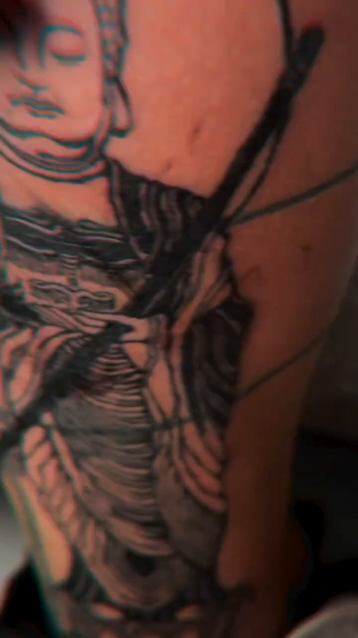 Tattoo by @ssssssssssim5 — japanese_irezumi, black_and_grey