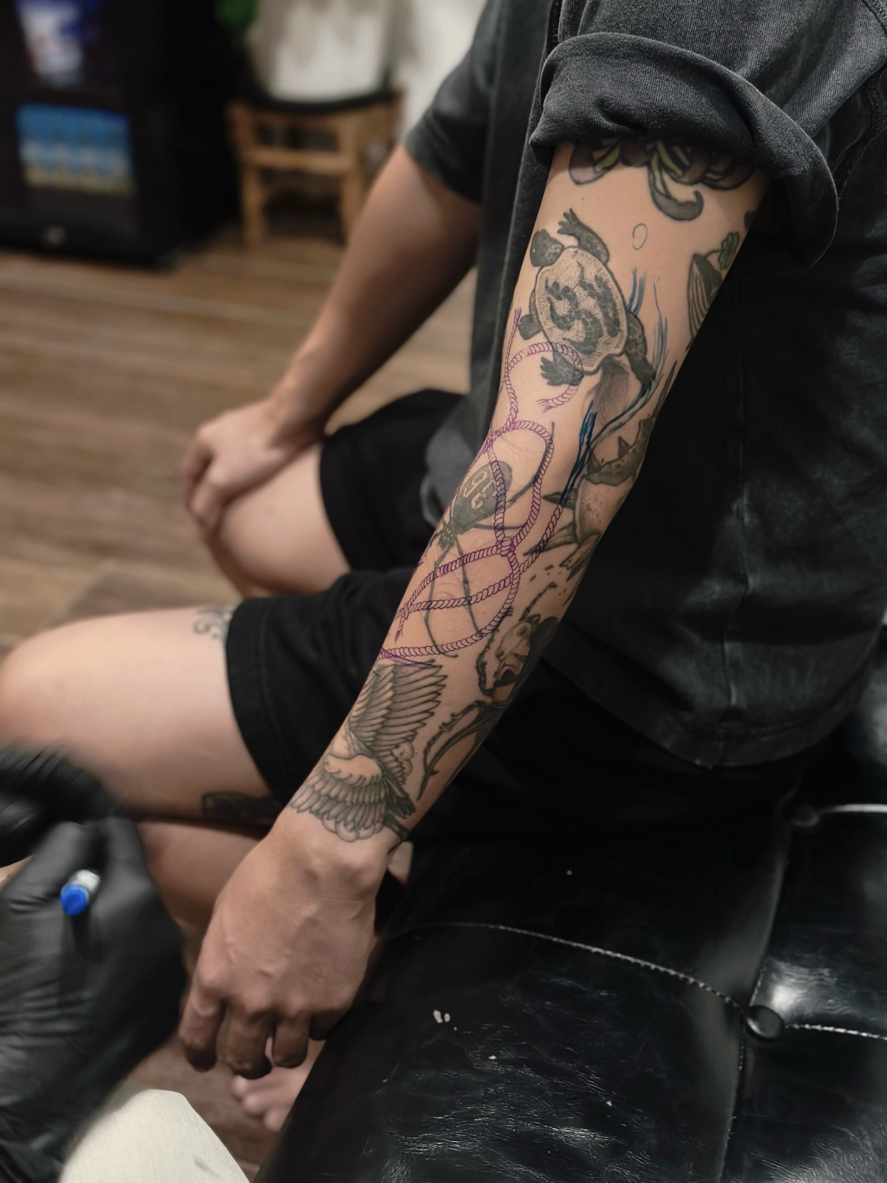 Tattoo by @noir_ink.tattookorat — american_traditional
