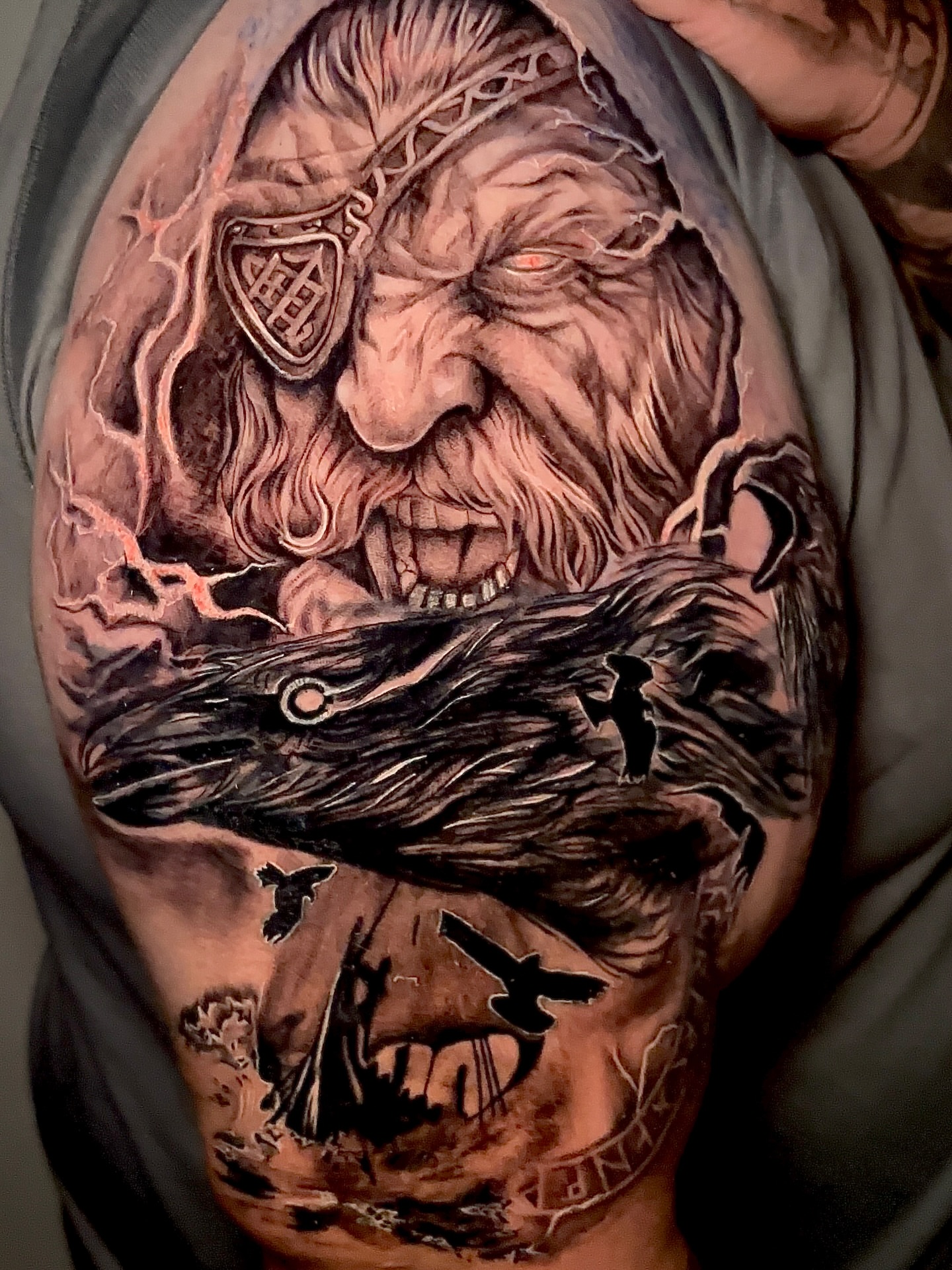 Tattoo by @therealtatbrat — realism, dark_realism