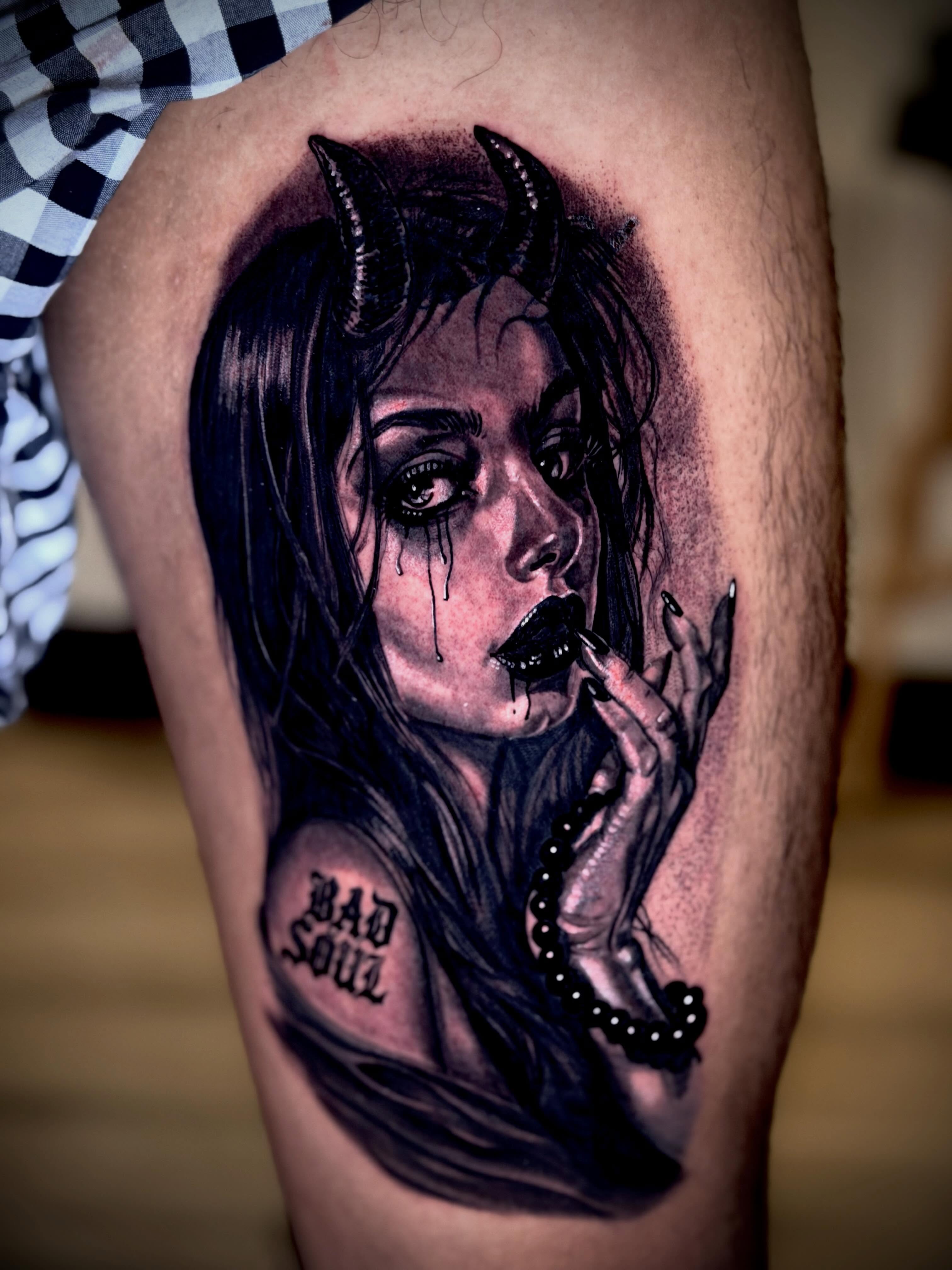 Tattoo by @danielruiz_art — dark_realism