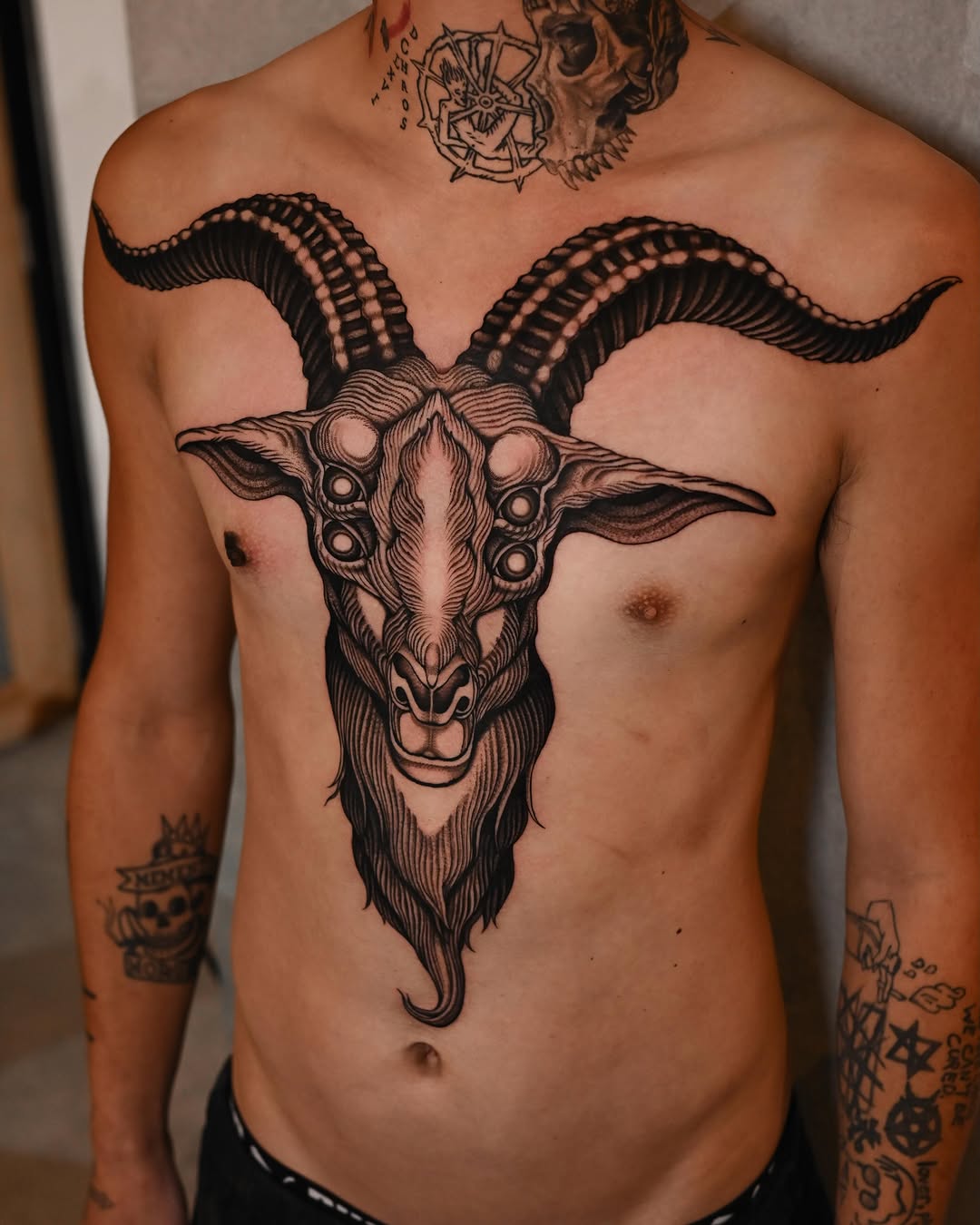 Tattoo by @monkeybob_ttt — blackwork, dark_realism