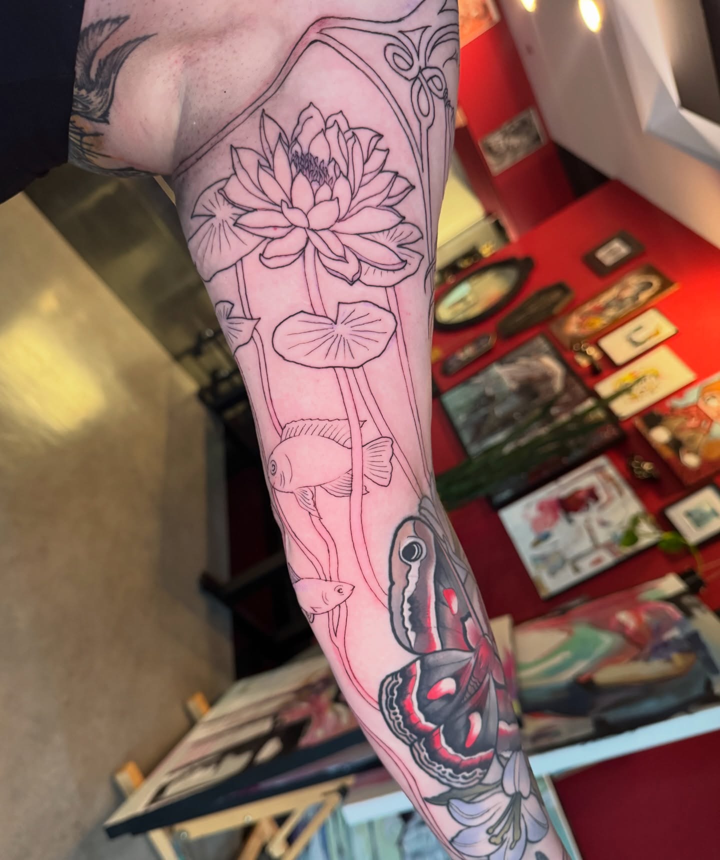 Tattoo by @izfisch — new_school, ornamental