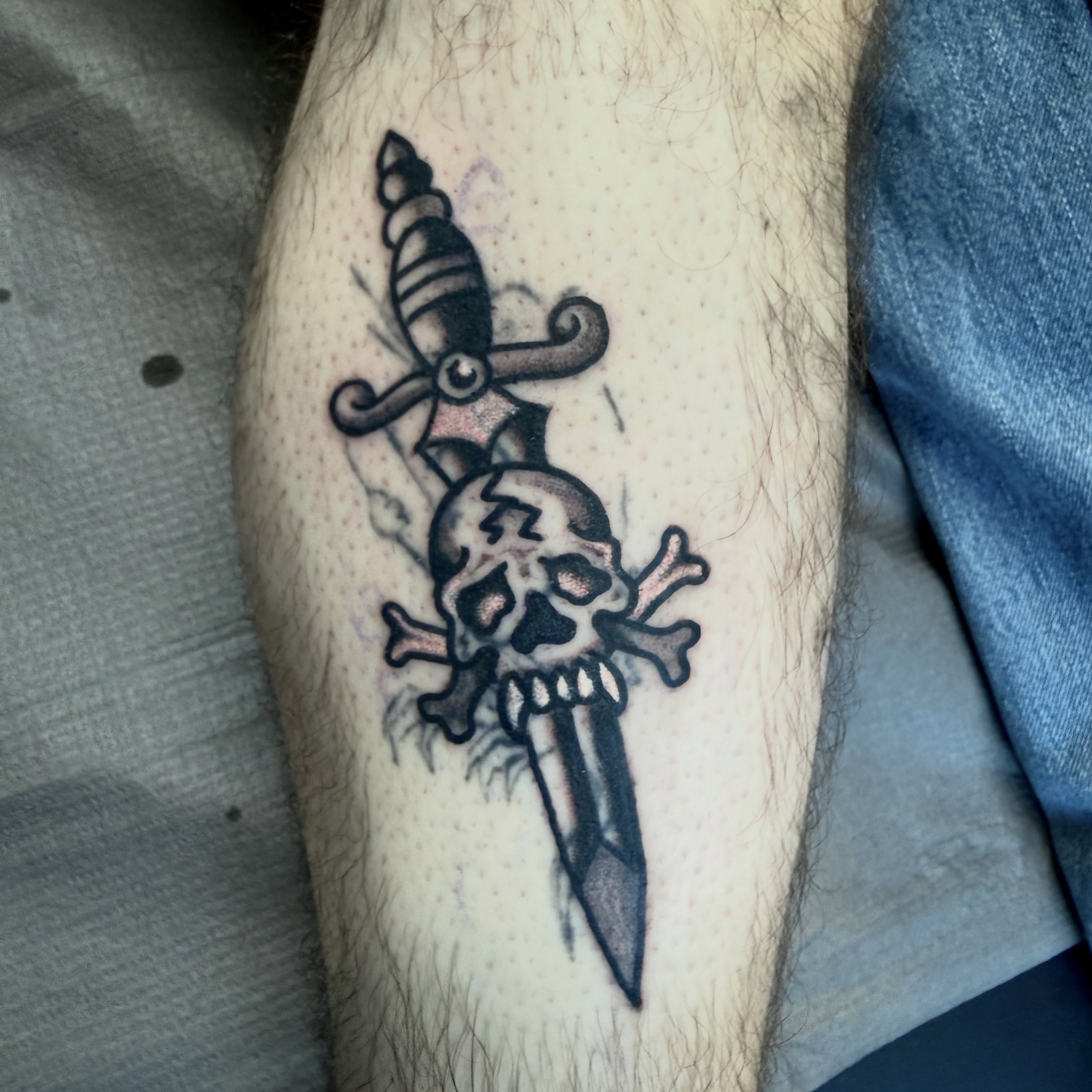 Tattoo by @tattooerjan8 — black_and_grey