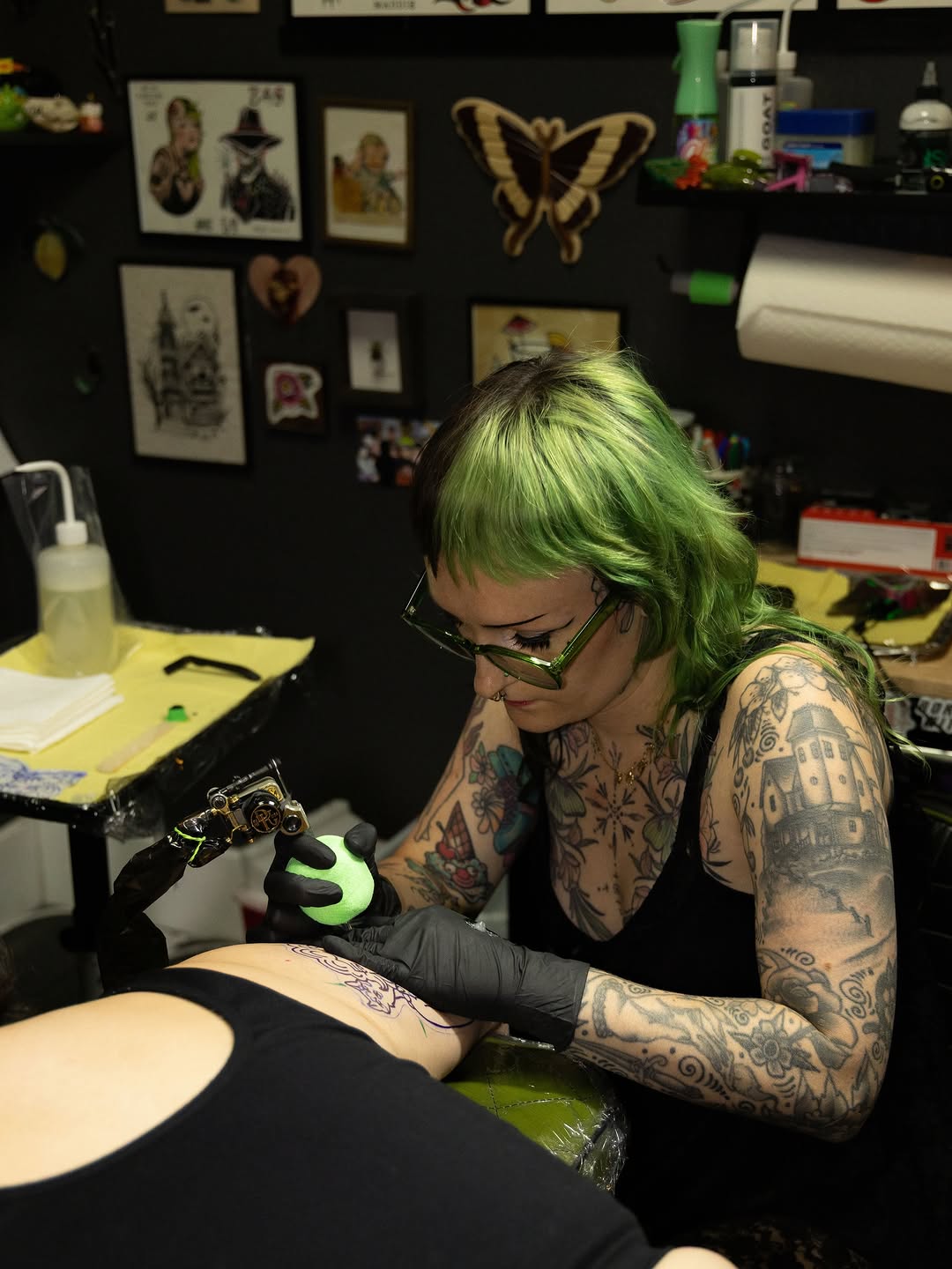 Tattoo by @traddymaddie — black_and_grey, realism
