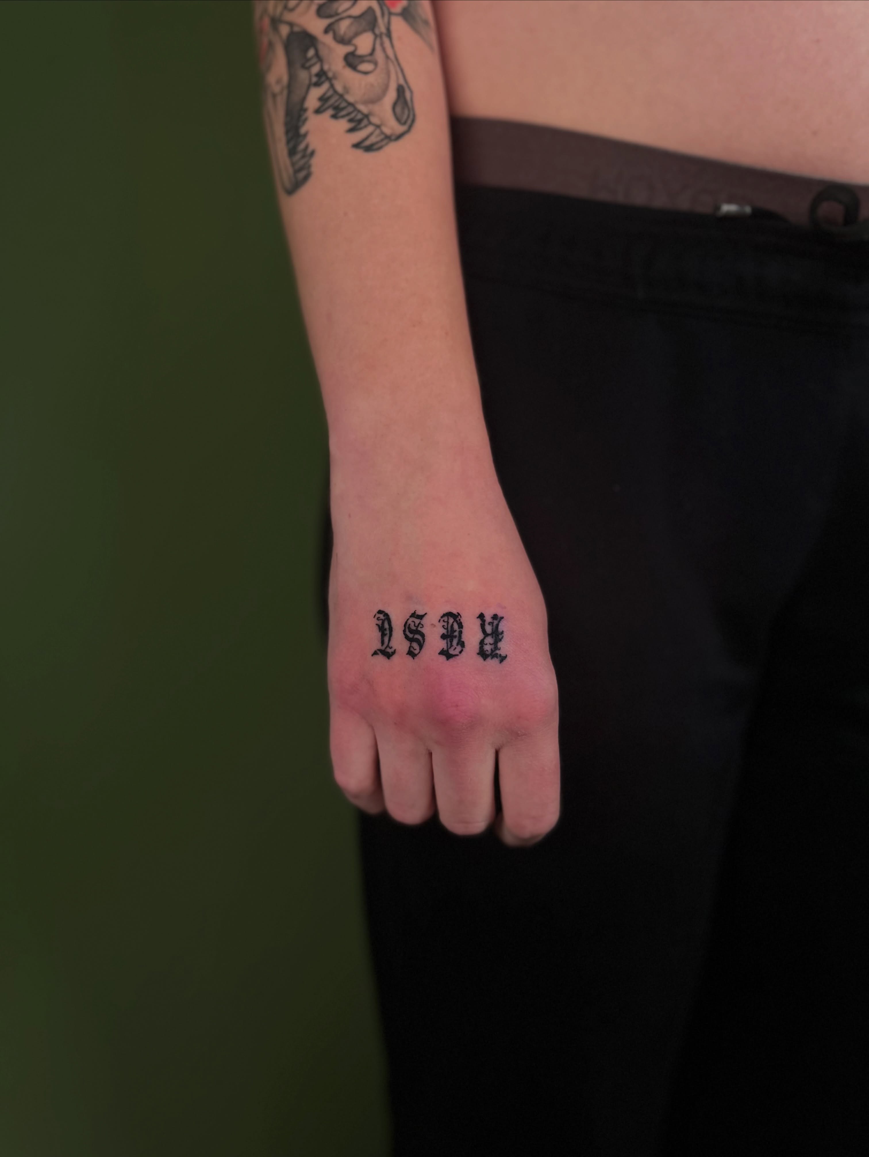 Tattoo by @tapiotats — lettering_script