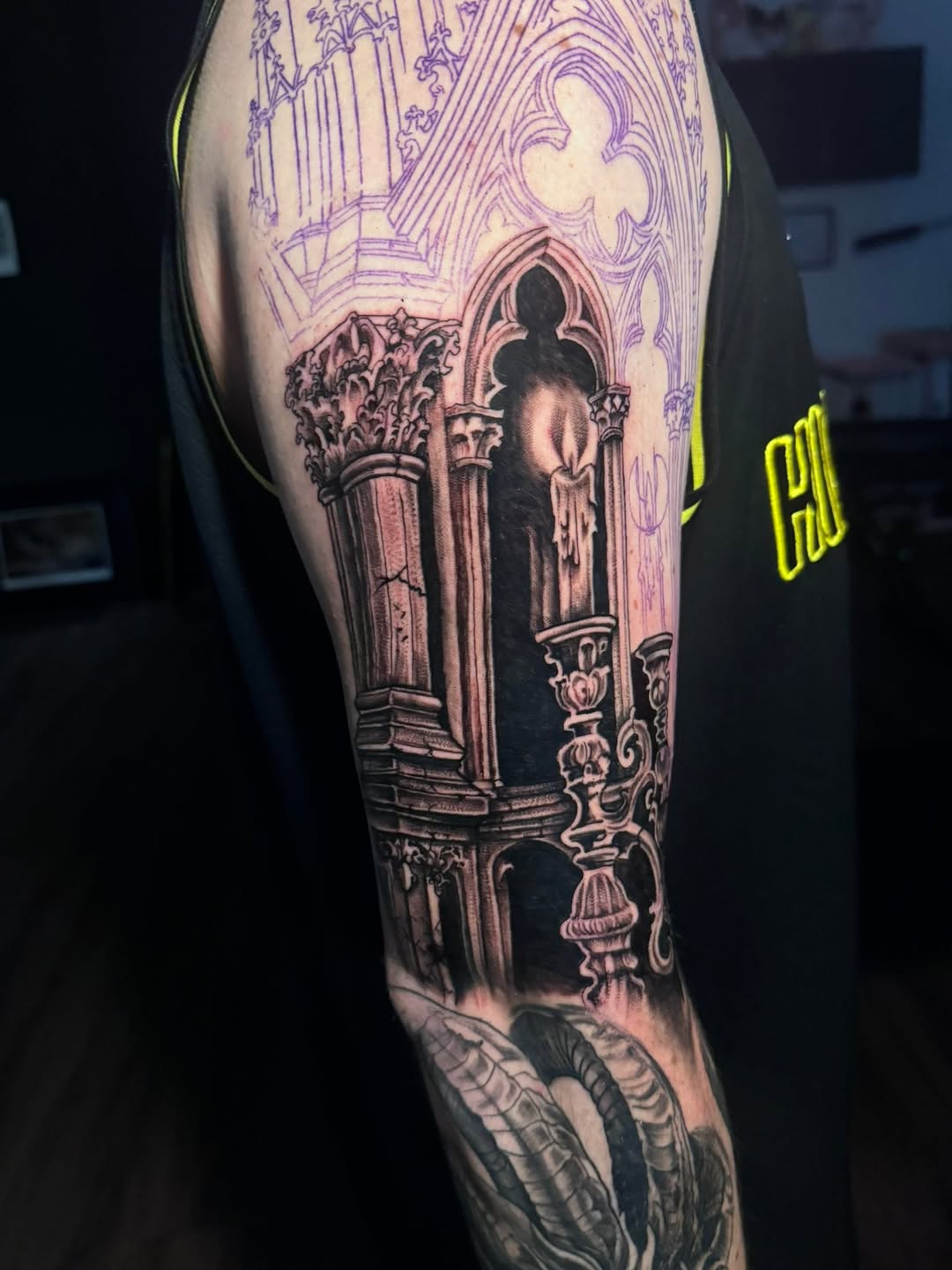 Tattoo by @beccactattoos — realism, black_and_grey