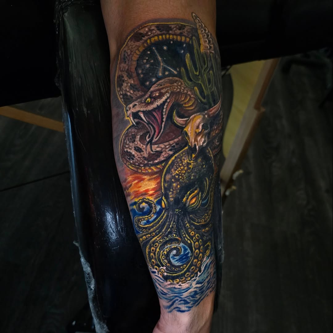 Tattoo by @drutattoo — realism, black_and_grey