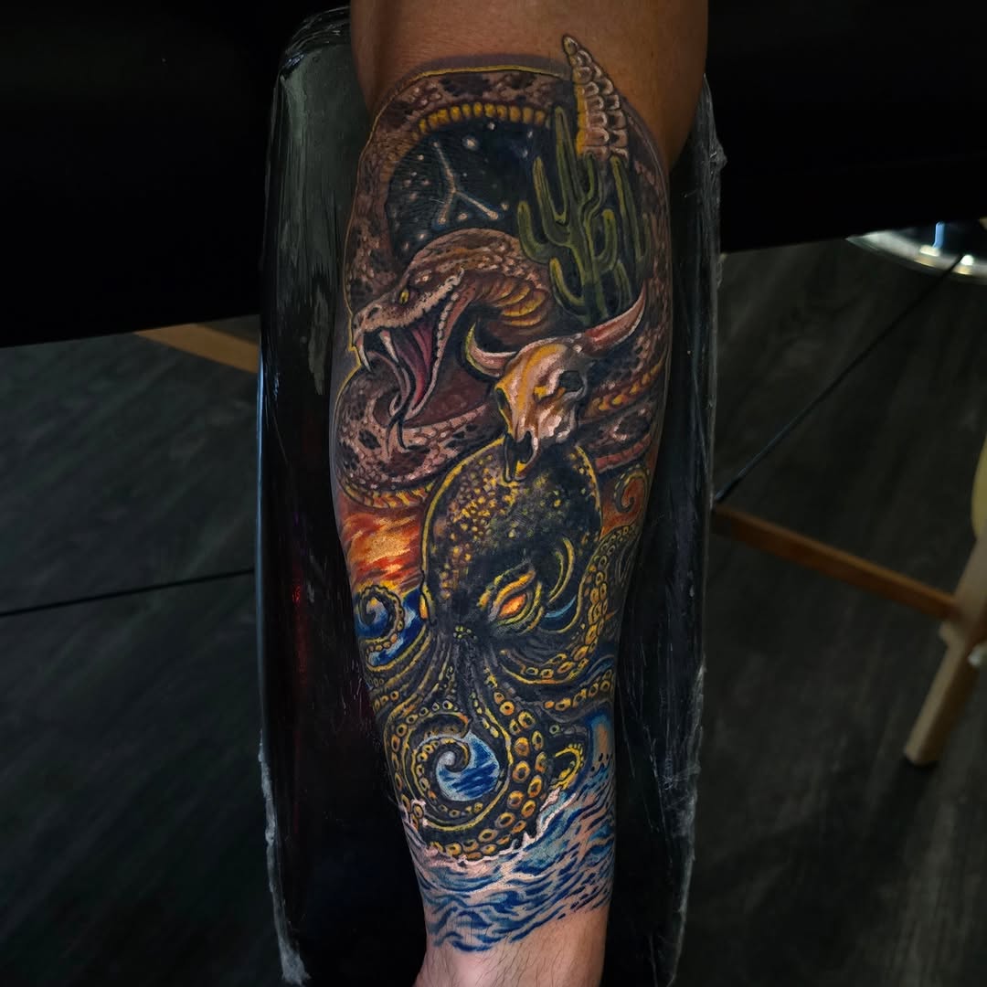 Tattoo by @drutattoo — realism, dark_realism