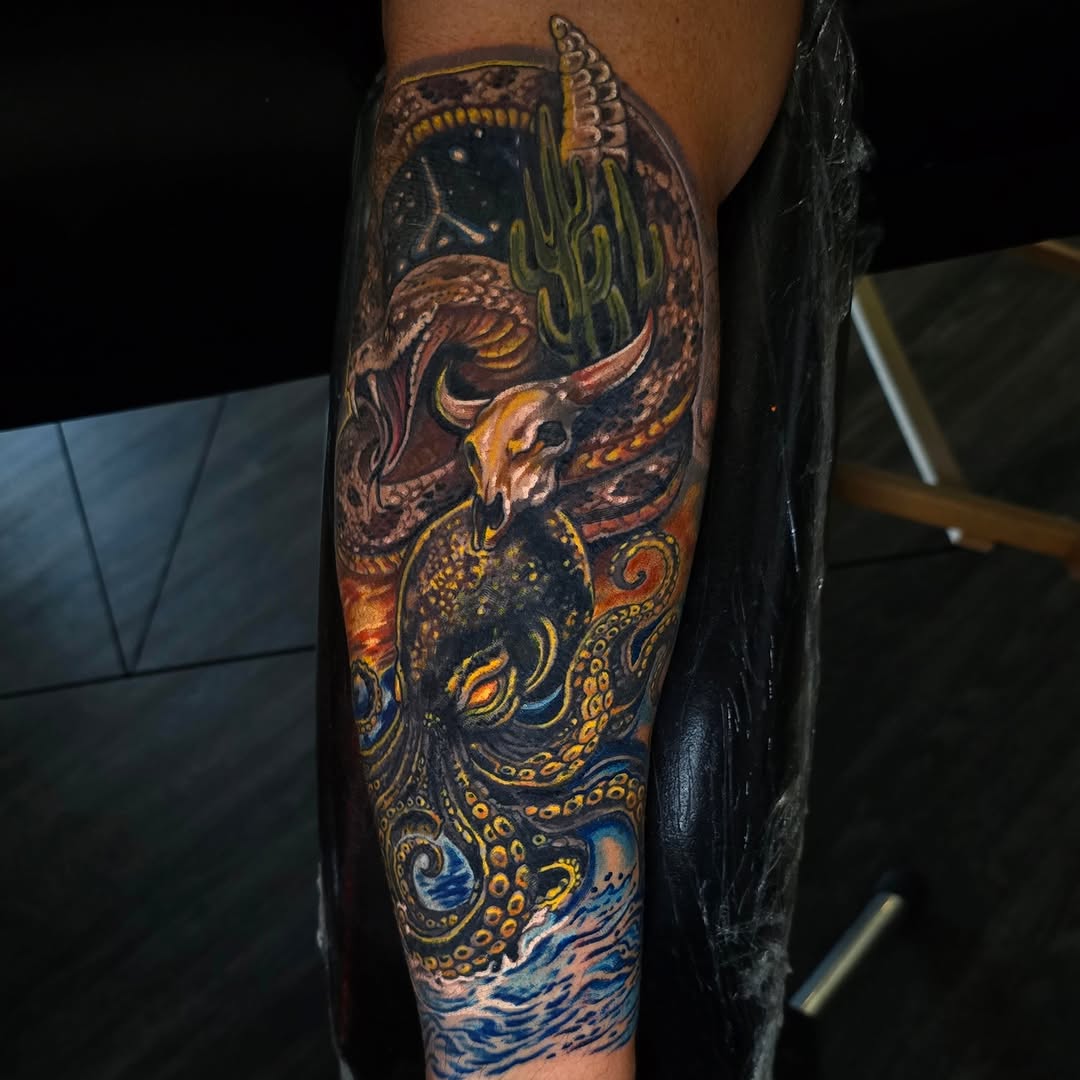 Tattoo by @drutattoo — realism, dark_realism