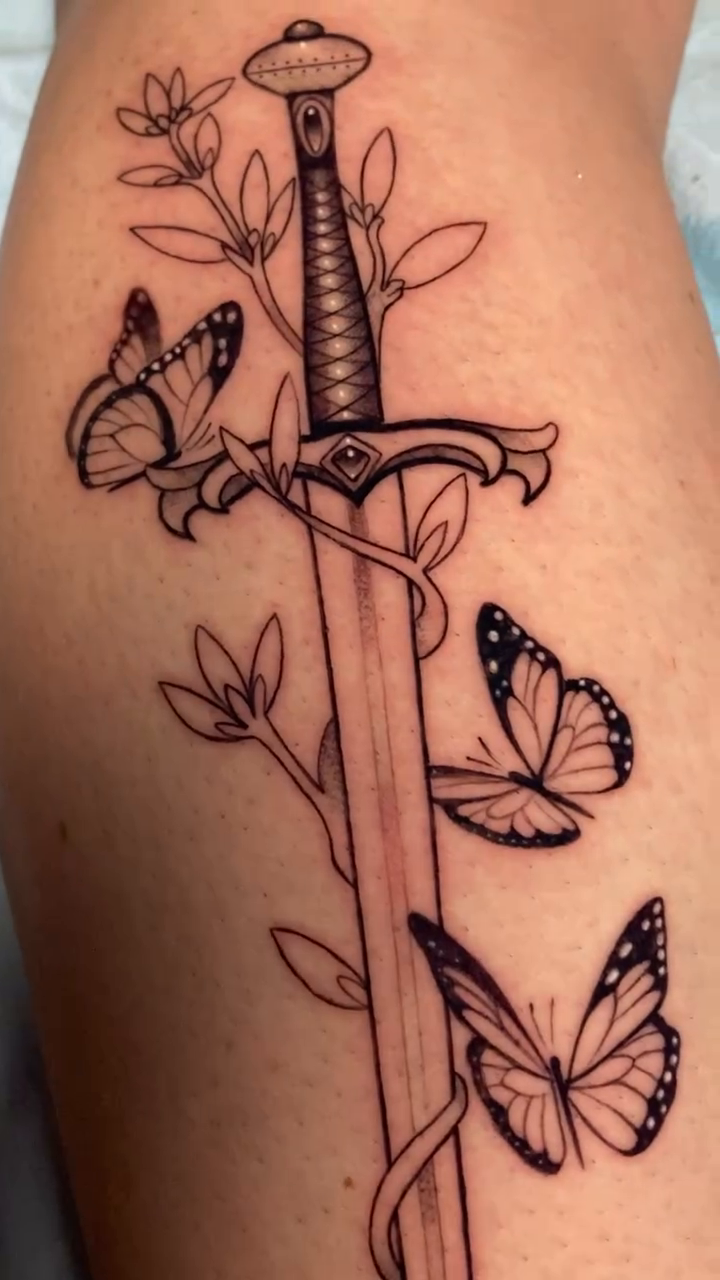 Tattoo by @rizzie_tat2 — fine_line, black_and_grey