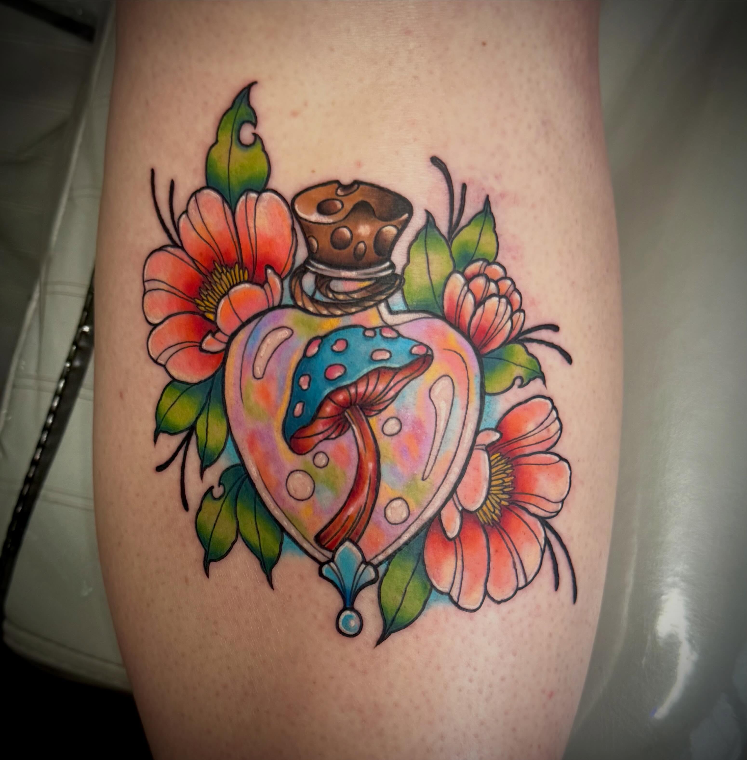 Tattoo by @inkandivvy — dotwork