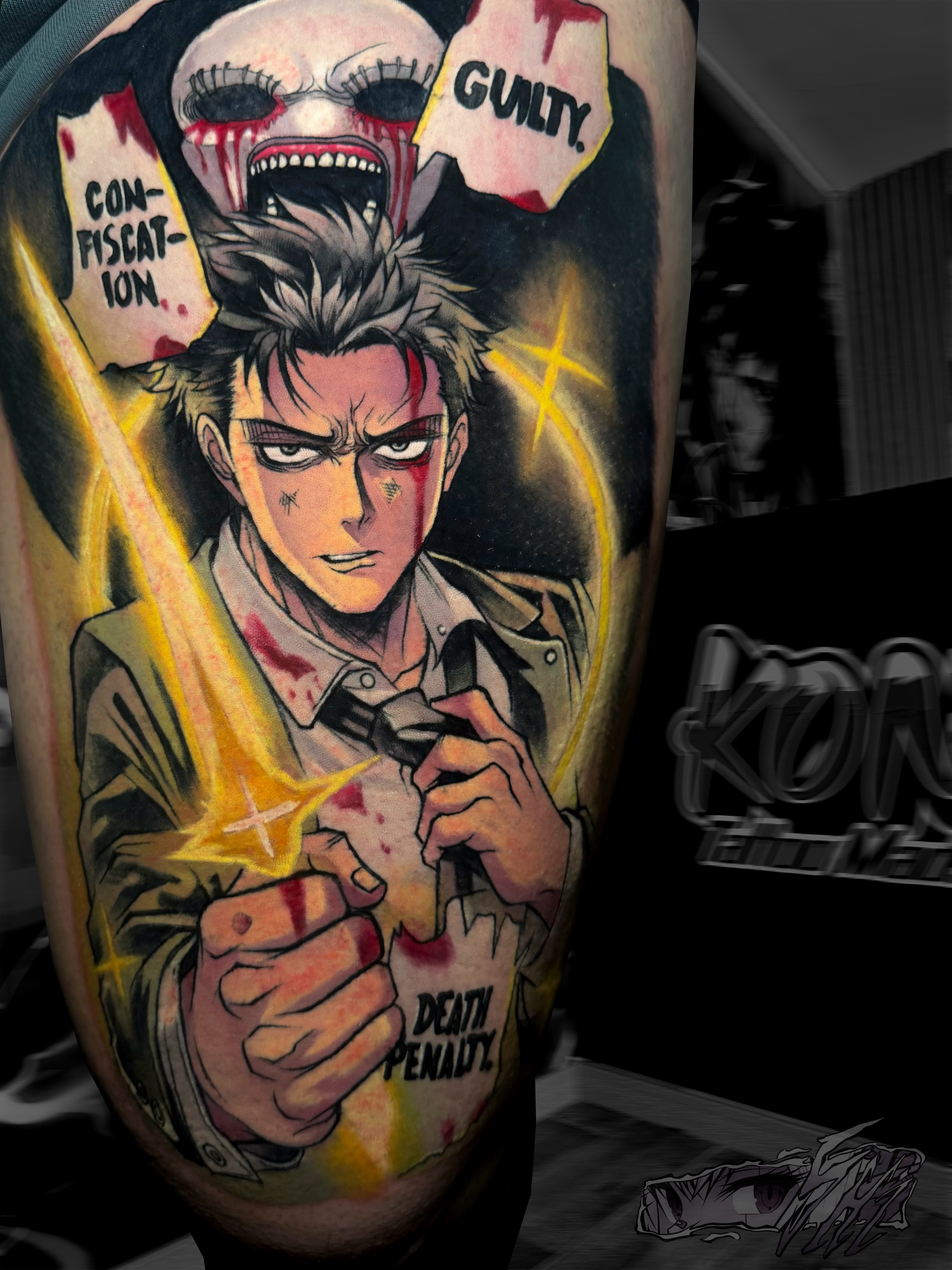 Tattoo by @ivanpelegrinmedina — anime